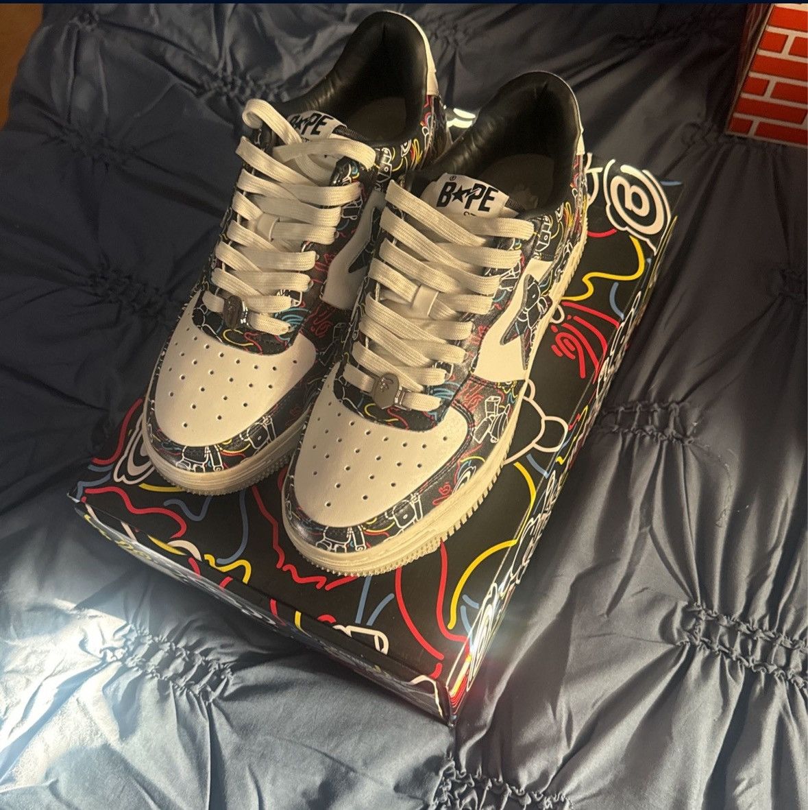 Bape × Medicom Toy Medicom Toy x Bapesta Low M2 Size US 9 / EU 42 - 1 Thumbnail