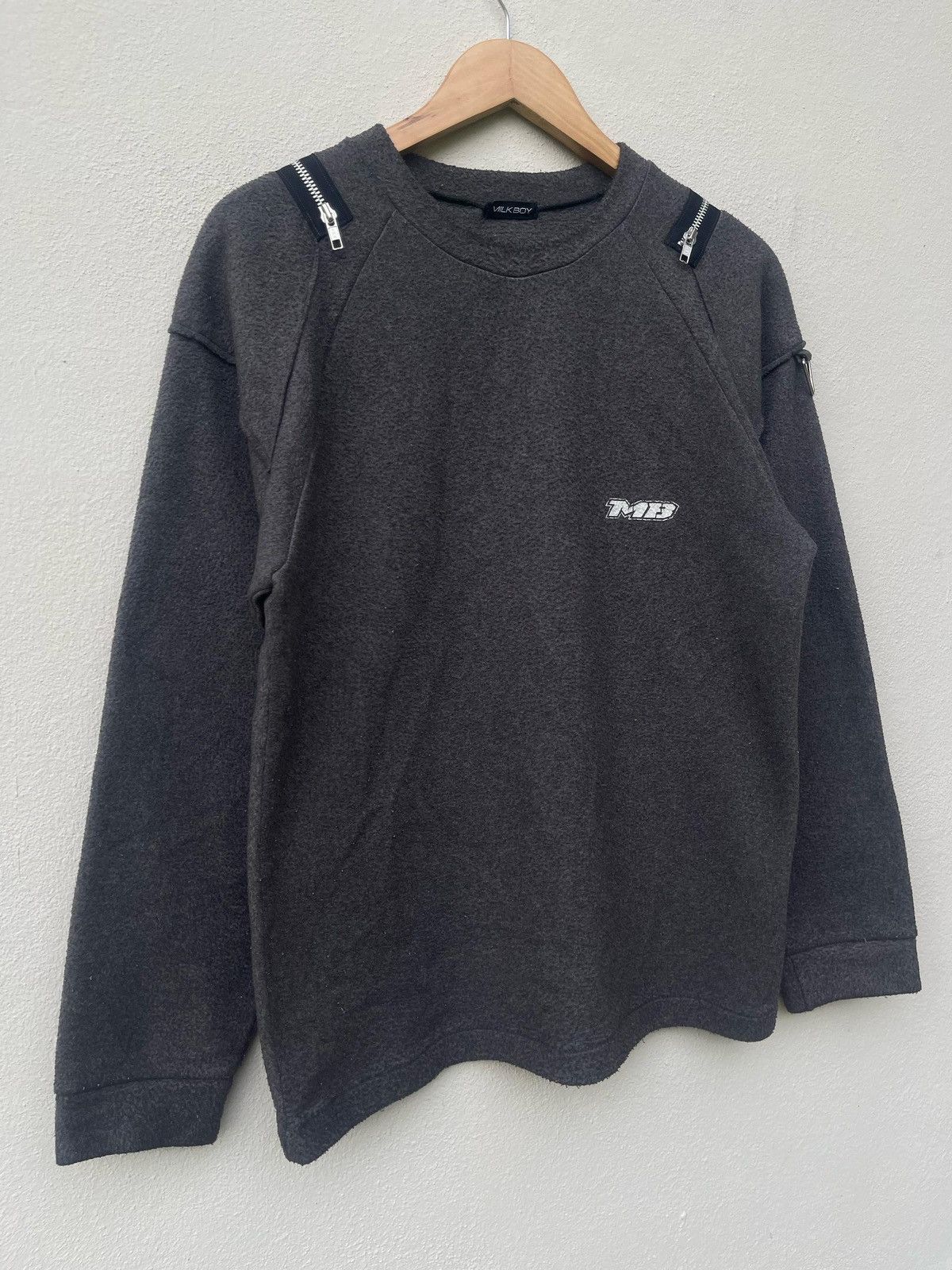 If Six Was Nine × Japanese Brand × Le Grande Bleu (L.G.B.) Milkboy Punk Bondage Style Sweatshirt Size US M / EU 48-50 / 2 - 3 Thumbnail