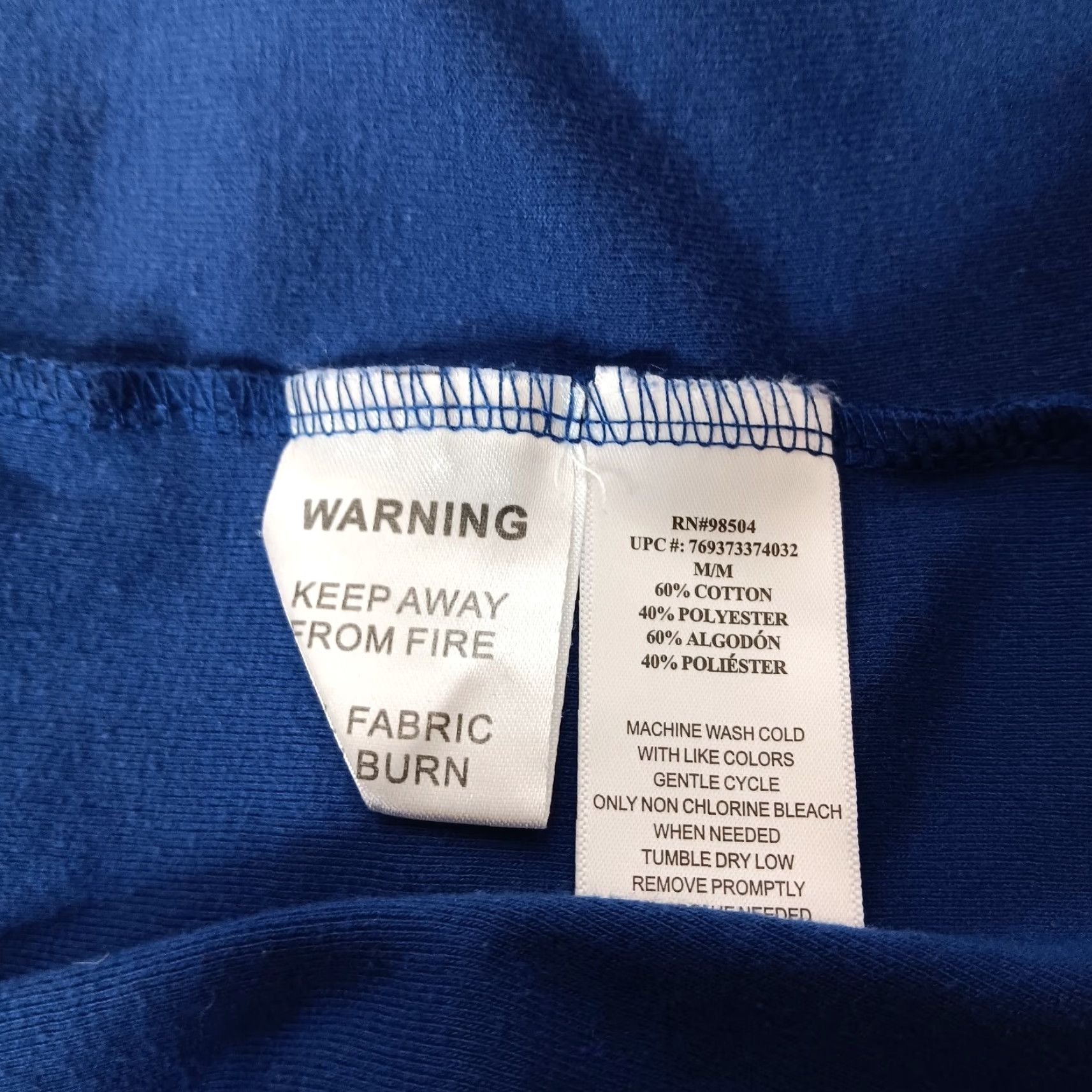 Vintage Lanz of Salzburg Shirt Women M Long Sleeve Henley Button Blue Cotton Blend Knit Casual Classic Comfort Fall Winter Spring Size M / US 6-8 / IT 42-44 - 7 Thumbnail