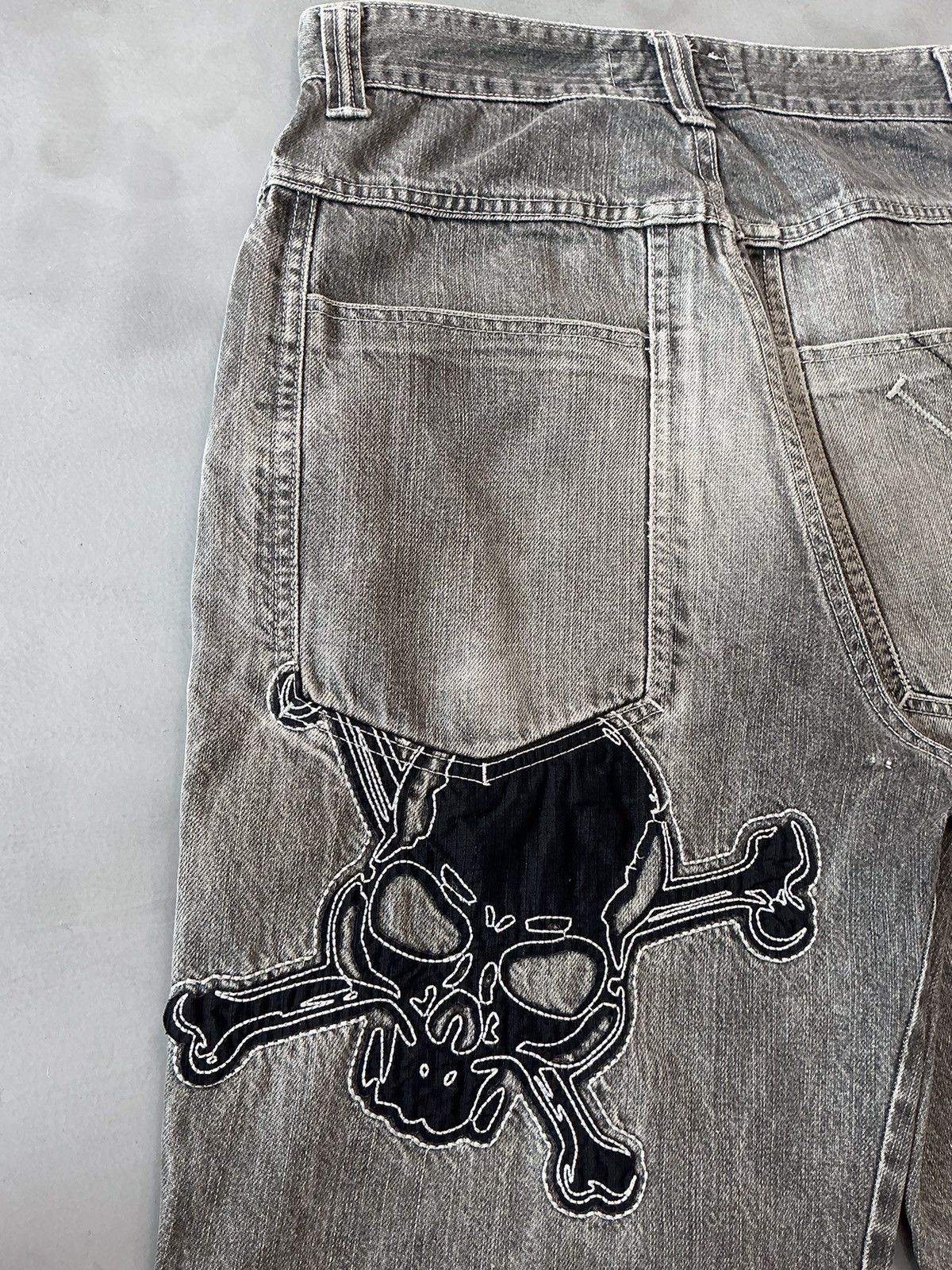 Other Vintage hip hop embroidered denim Size US 30 / EU 46 - 16 Thumbnail