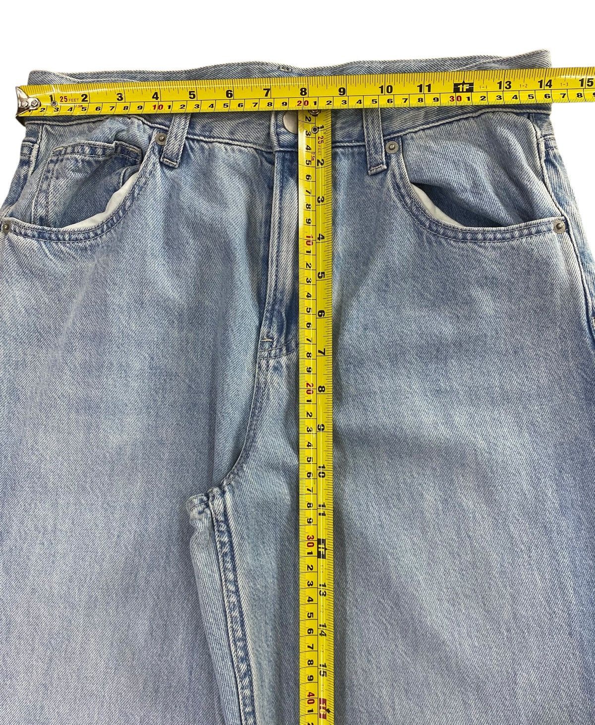 Uniqlo Uniqlo Acid Faded Wash Style Baggy Jeans Size US 28 / EU 44 - 6 Thumbnail