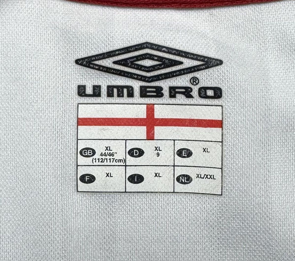 Umbro England 2001 2002 2003 Home Shirt Soccer Jersey Umbro Size US XL / EU 56 / 4 - 15 Thumbnail