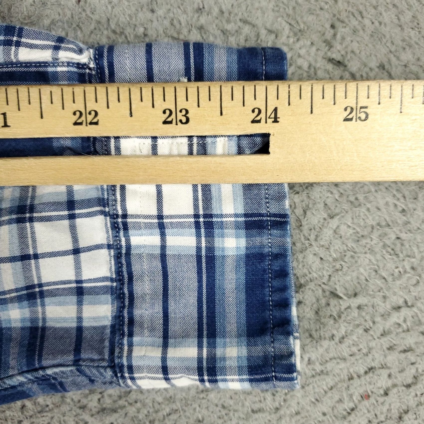 Ralph Lauren Ralph Lauren Shirt Medium Blue Plaid Pony Button Up Long Sleeve Mens Size US M / EU 48-50 / 2 - 7 Thumbnail