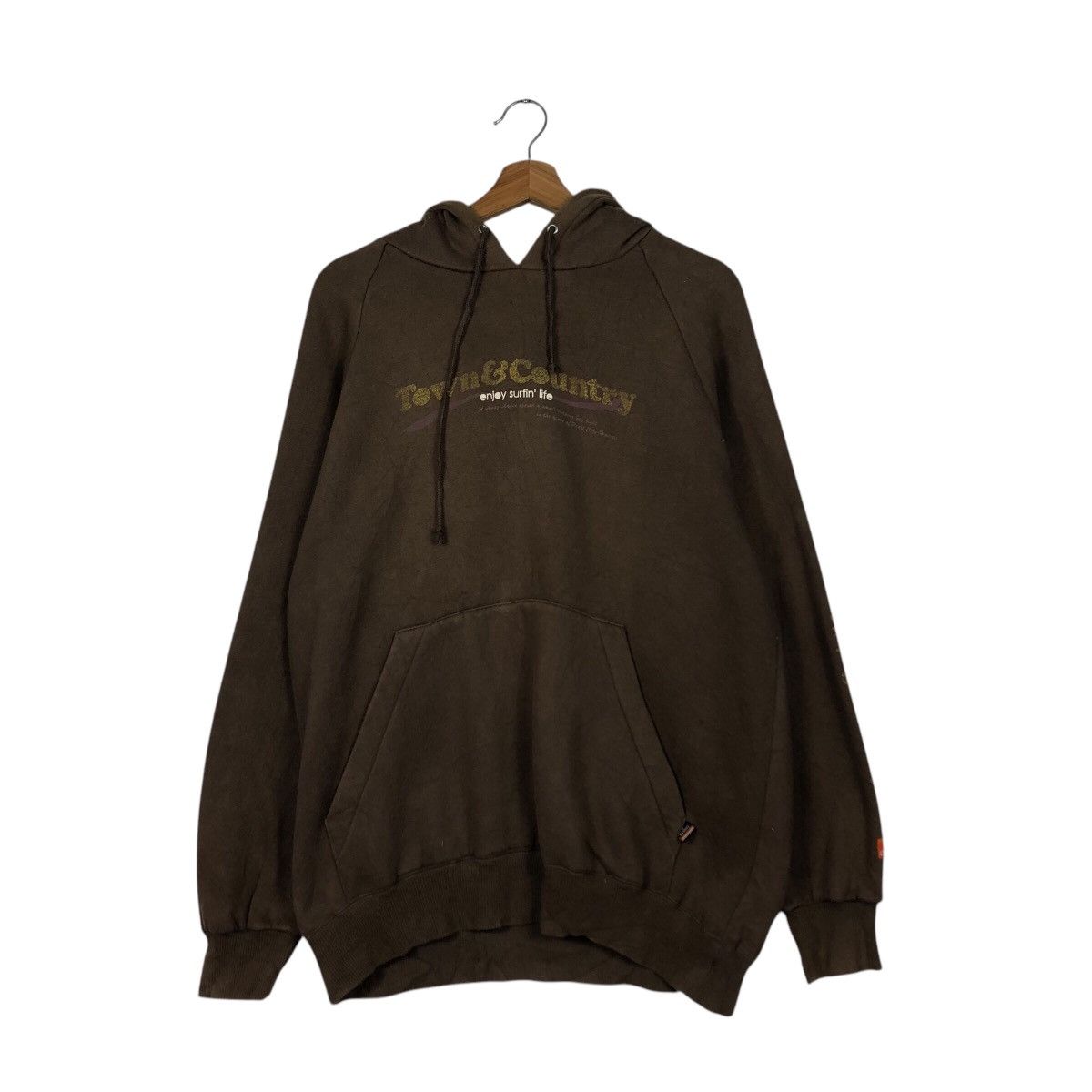 Japanese Brand × Vintage 📌Vintage Hoodie Pull Over Town & Craft Hawaii Surf Big Logo Size US M / EU 48-50 / 2 - 13 Thumbnail