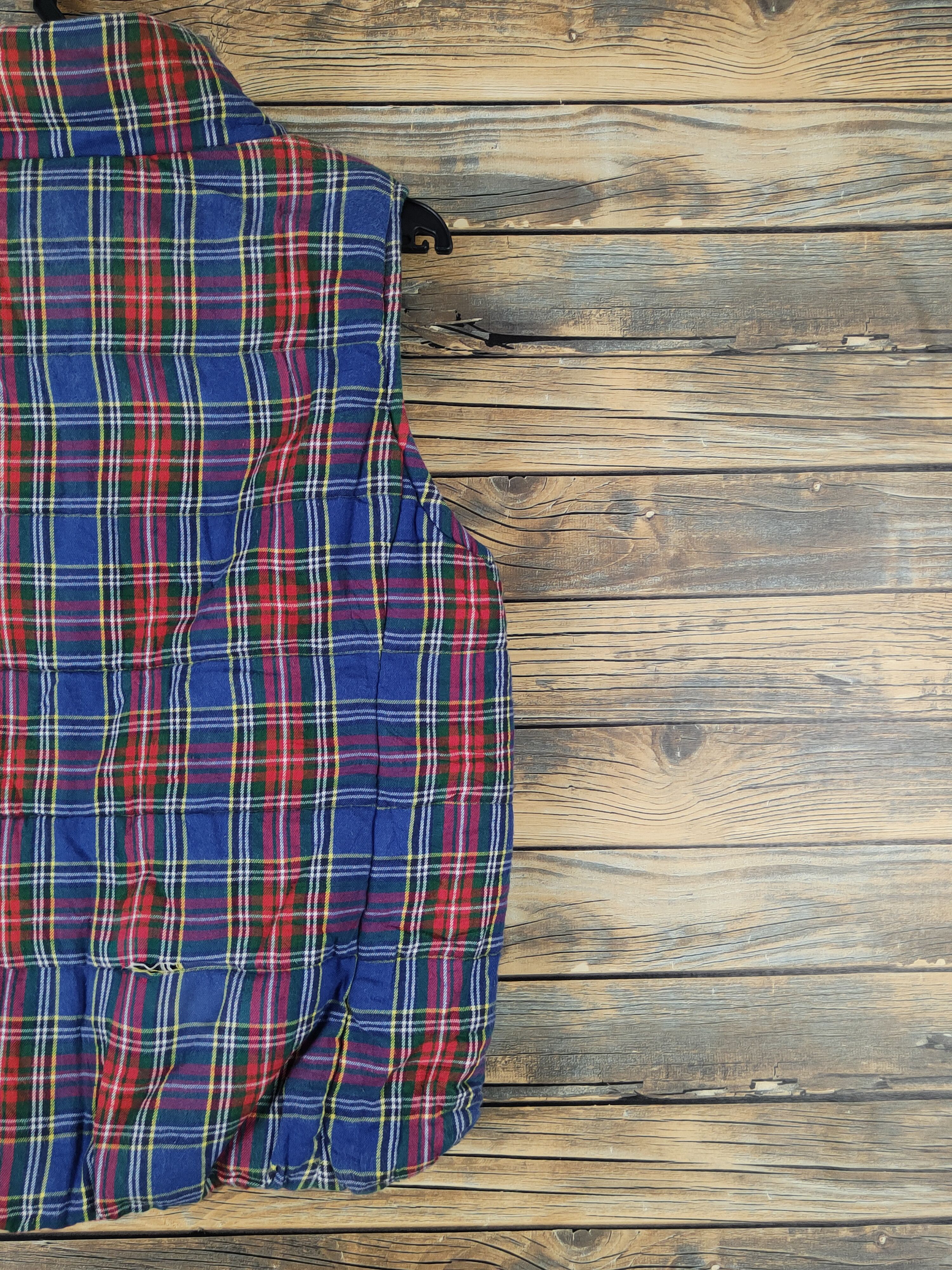 Junko Shimada Junko Shimada Blue Red checkered Vests #W1121 Size US M / EU 48-50 / 2 - 10 Thumbnail