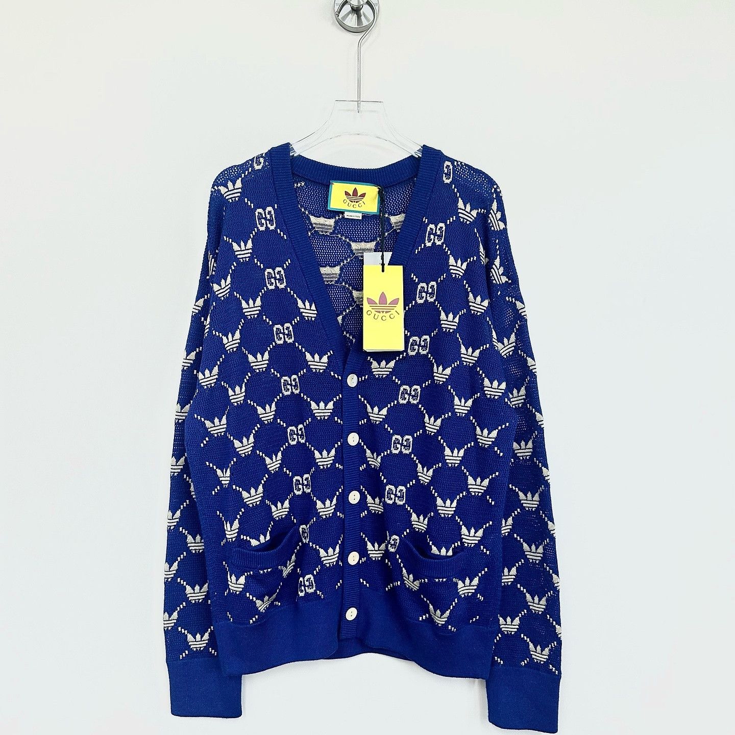 Gucci Gucci x Adidas Logo Cardigan Size L Size US L / EU 52-54 / 3 - 1 Thumbnail