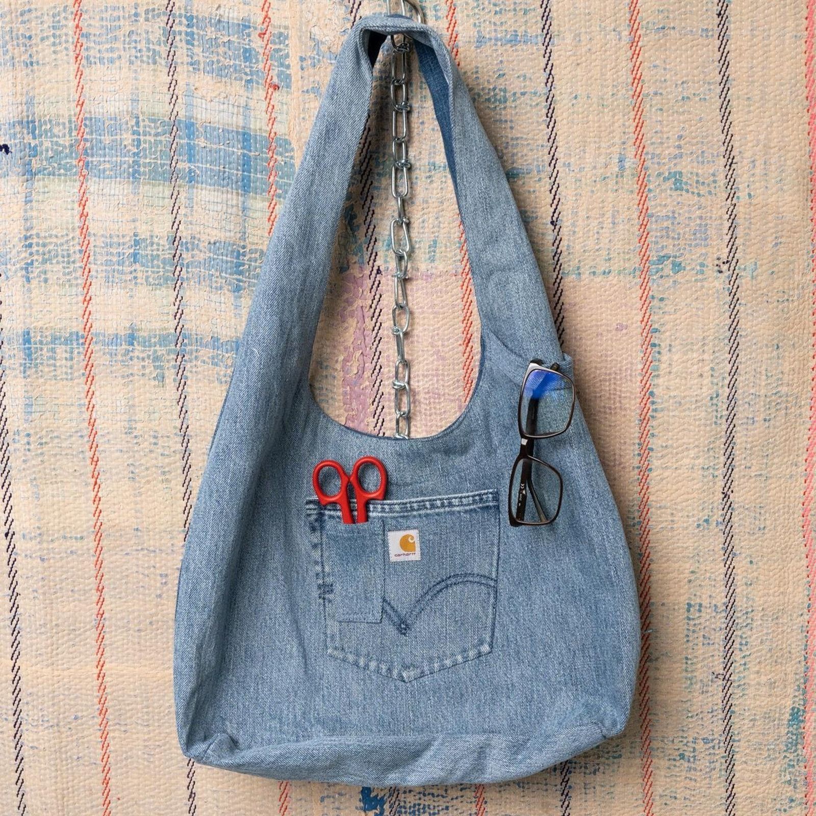 Carhartt Custom upcycled carhartt hobo bag Size ONE SIZE - 1 Thumbnail