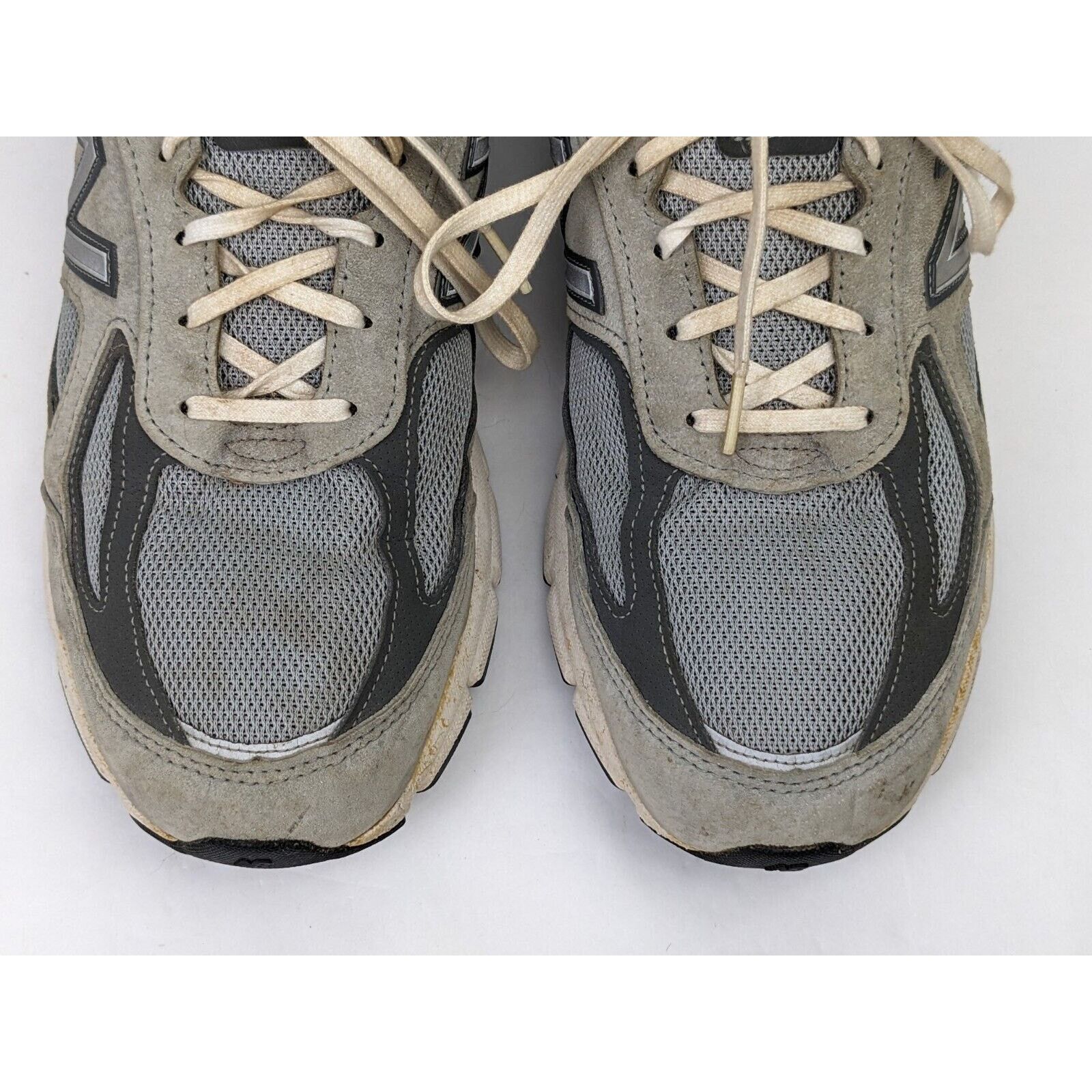 New Balance New Balance 990v4 Running Athletic Shoes Gray Suede Sz 11.5 Size US 11.5 / EU 44-45 - 3 Thumbnail