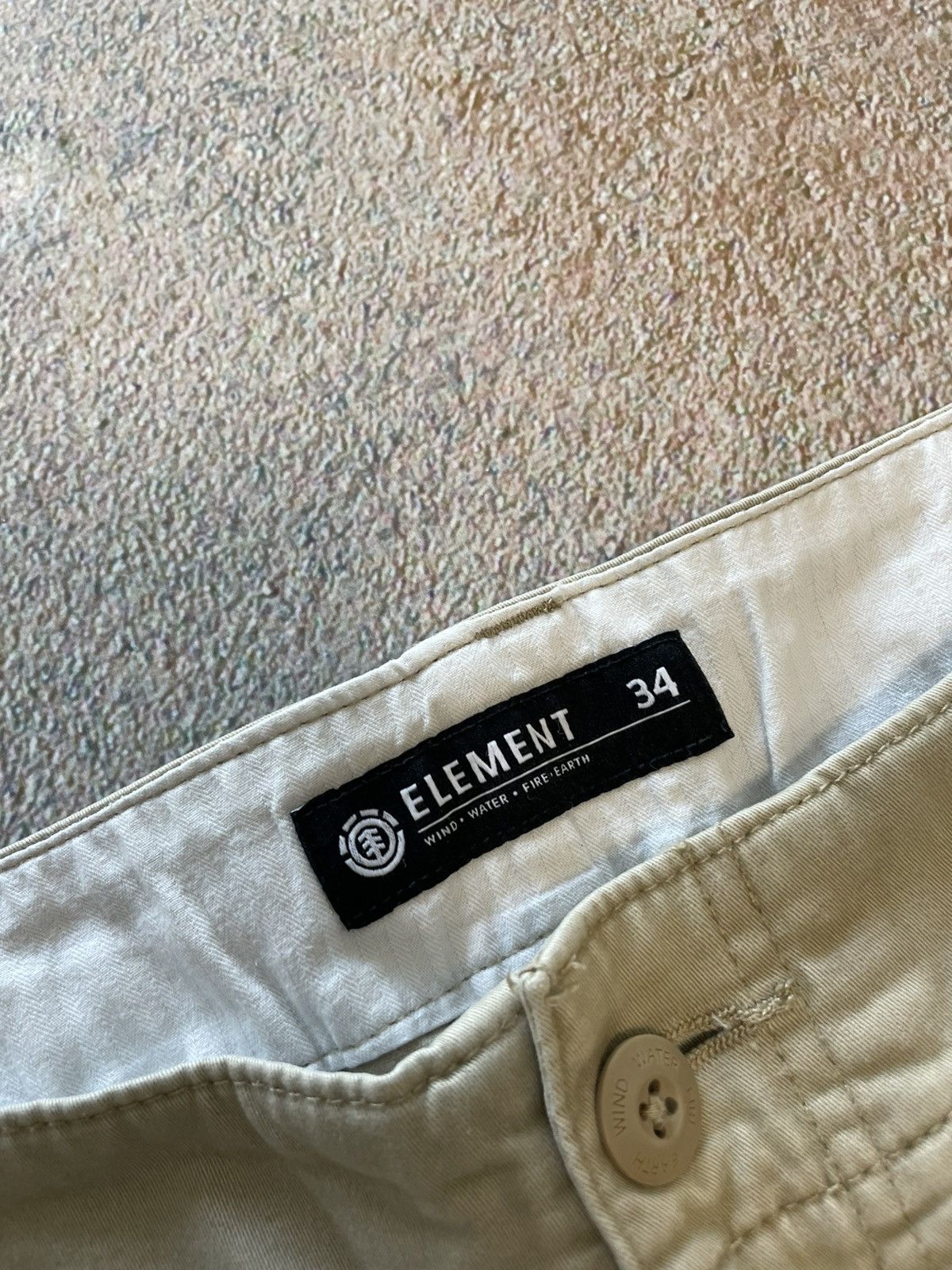 Element Vintage Element Heavy Cotton Cargo Shorts Size US 34 / EU 50 - 5 Thumbnail