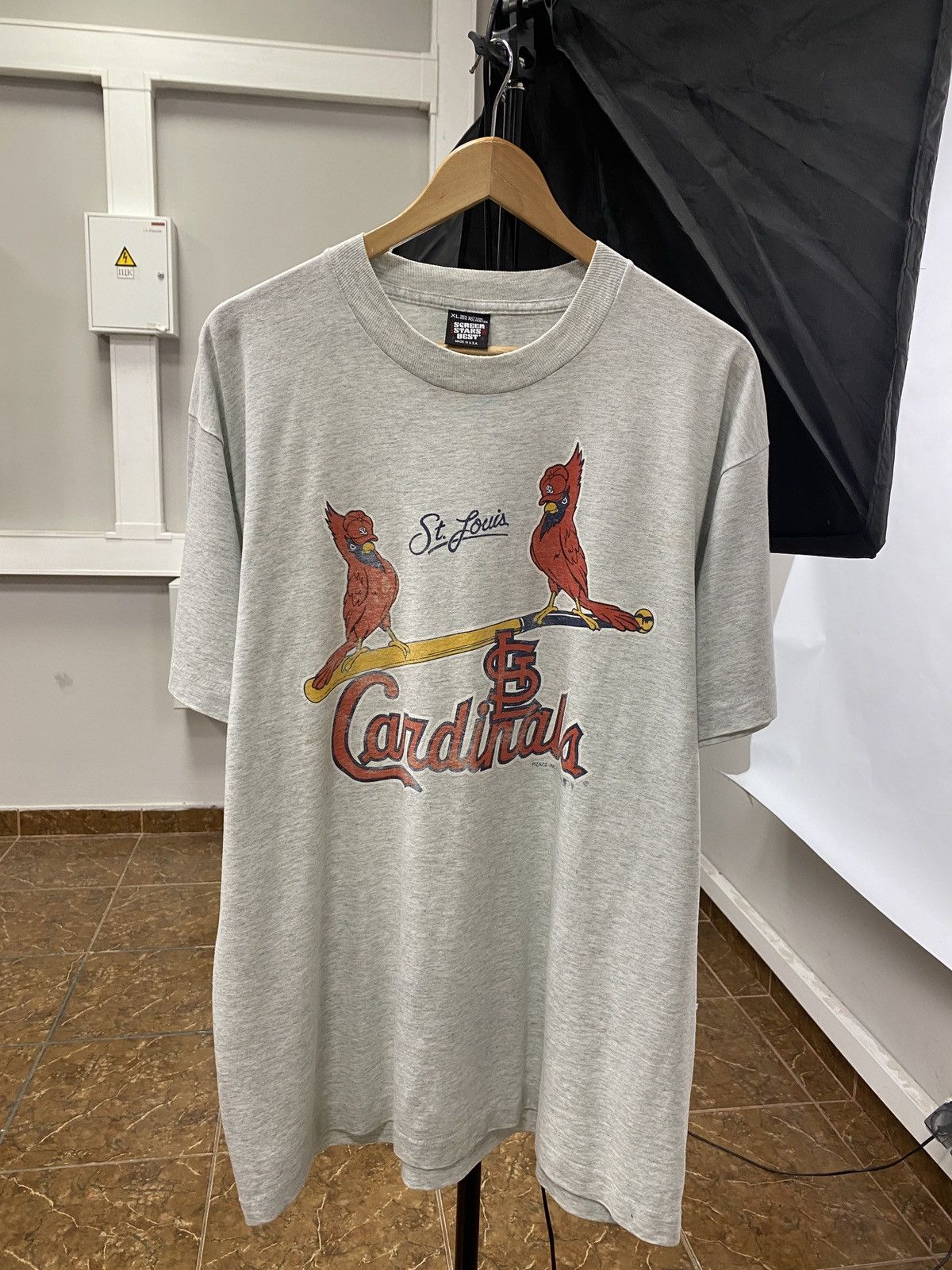 MLB × Salem Sportswear ⚾️ 🇺🇸 Vintage 1991 Cardinals Arizona MLB Baseball Jersey T-Shi Size US XL / EU 56 / 4 - 1 Thumbnail
