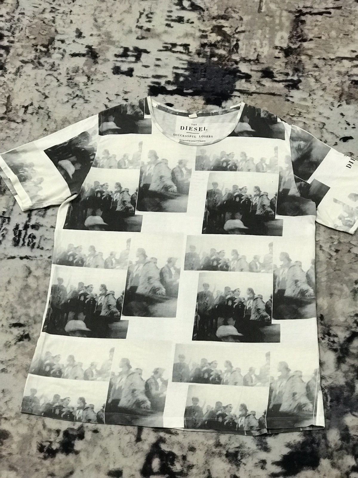 Diesel The Diesel Succesful Losers Fullprint Tshirt Size US M / EU 48-50 / 2 - 3 Thumbnail