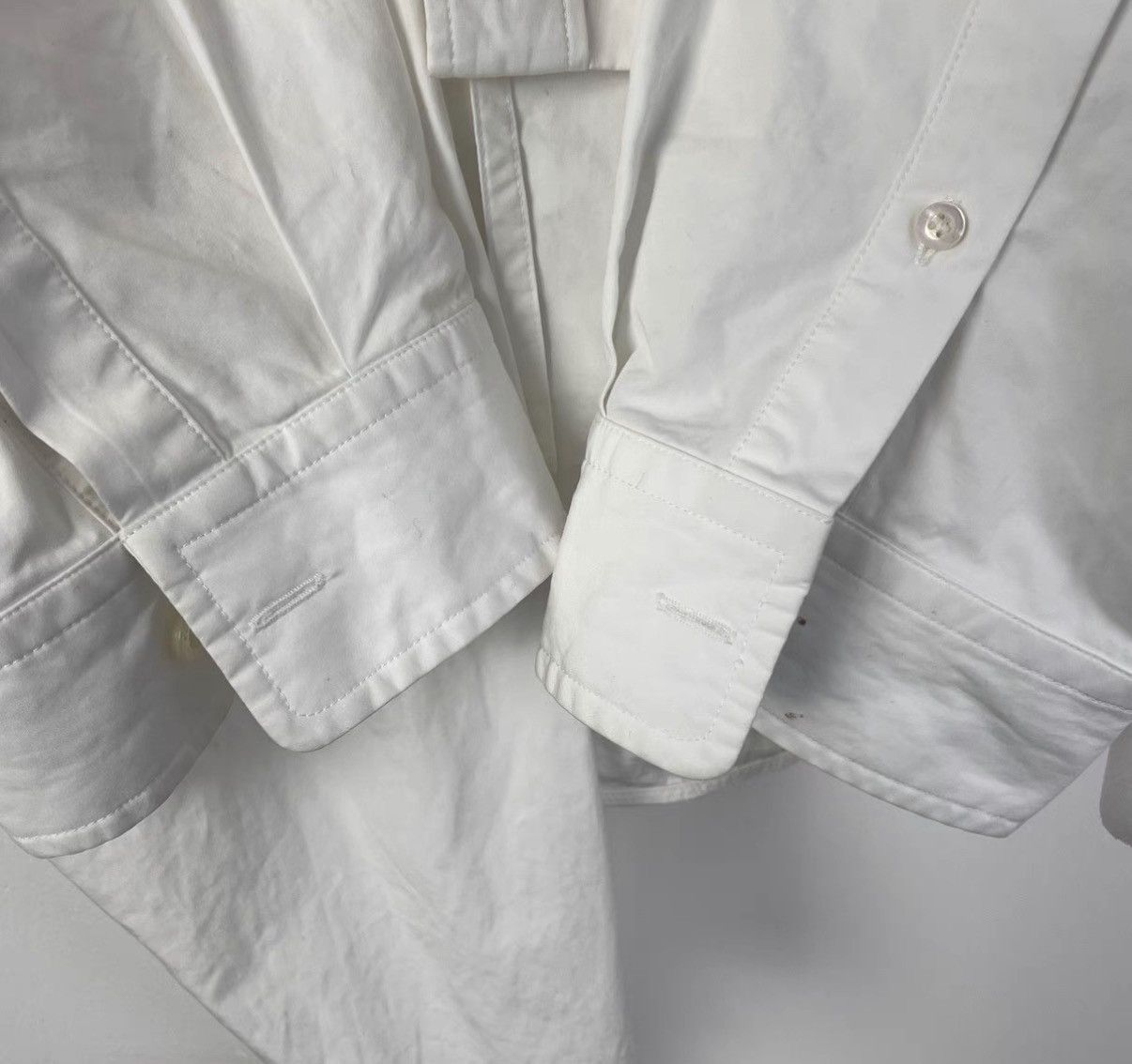 Balenciaga Balenciaga Irregular Hem Shirt K12 Size XS / US 0-2 / IT 36-38 - 4 Thumbnail