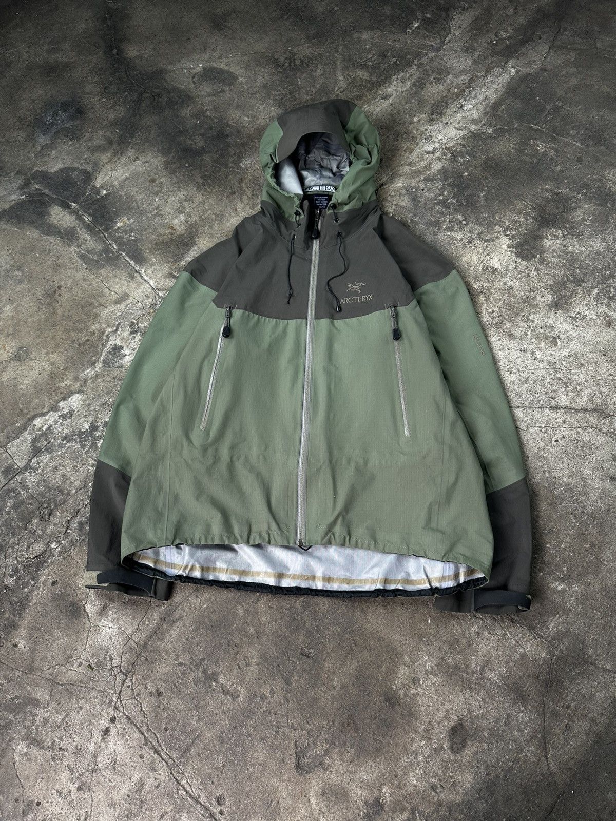 Arc'teryx × Goretex Arc'teryx GoreTex Paclite Shell Outdoor Green