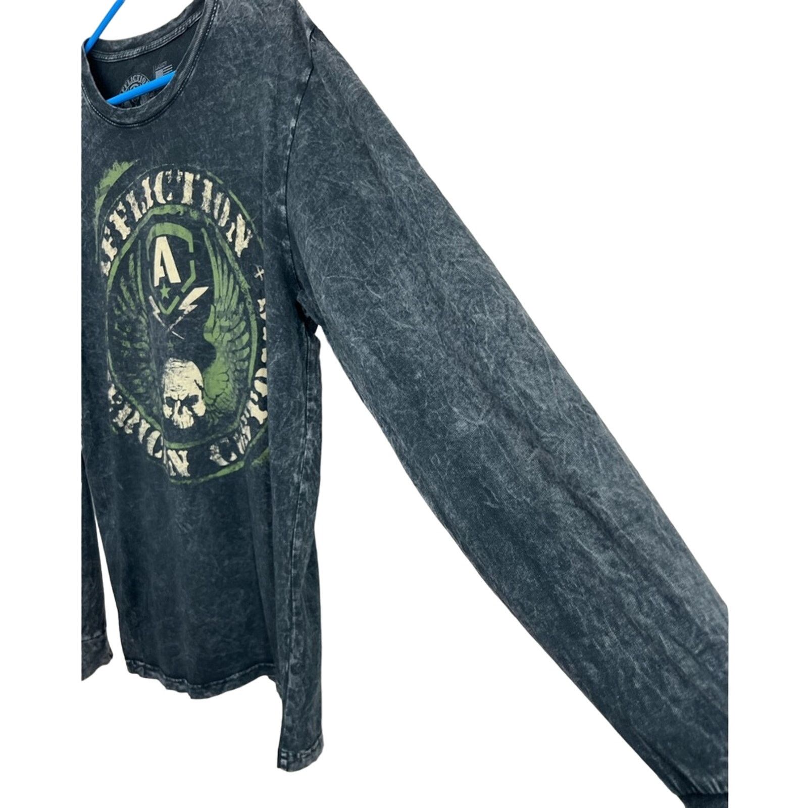 Affliction Affliction American Customs Longsleeve Skull Y2K Made USA Size US L / EU 52-54 / 3 - 4 Thumbnail