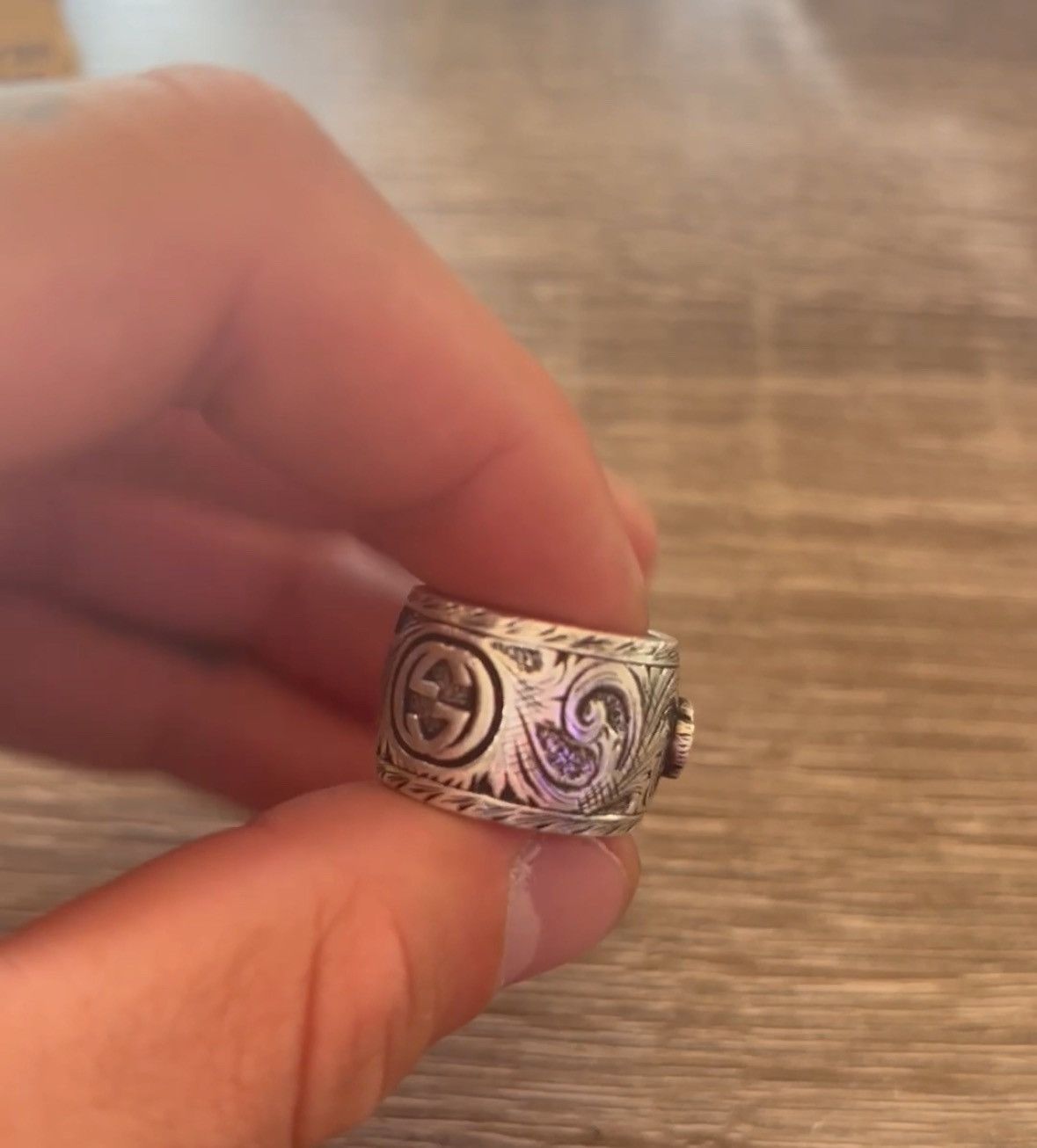Gucci Gucci Feline Ring w/ Orange Crystals Size ONE SIZE - 2 Thumbnail