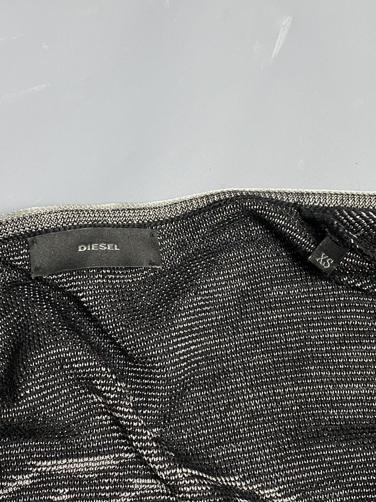 Diesel Diesel Wool Viscose Open Knit Cardigan Gray Graphic Eye XS Size XS / US 0-2 / IT 36-38 - 17 Thumbnail