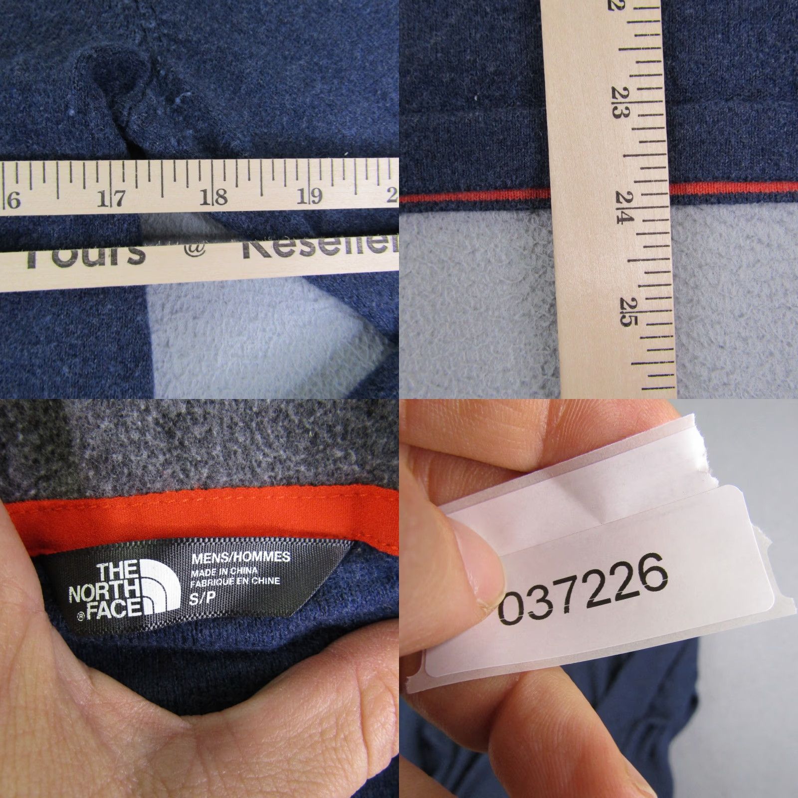 The North Face VINTAGE The North Face Mens Sweater Pullover 1/4 Zip Casual Outdoor Blue Small Size US S / EU 44-46 / 1 - 8 Thumbnail