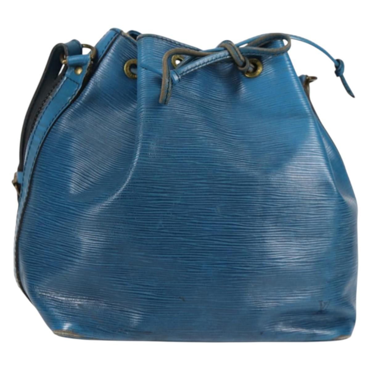 Louis Vuitton LOUIS VUITTON Epi Petit Noe Shoulder Bag Blue M44105 Size ONE SIZE - 1 Thumbnail