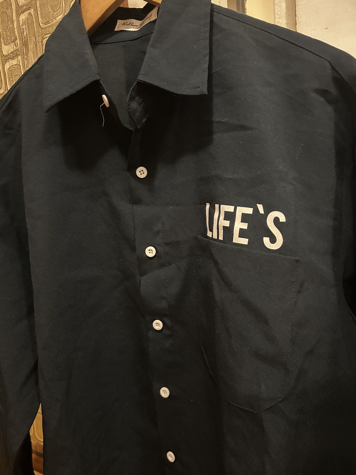 Other Black Graphic Button-Up Shirt Print – Streetwear Style Size US M / EU 48-50 / 2 - 4 Thumbnail