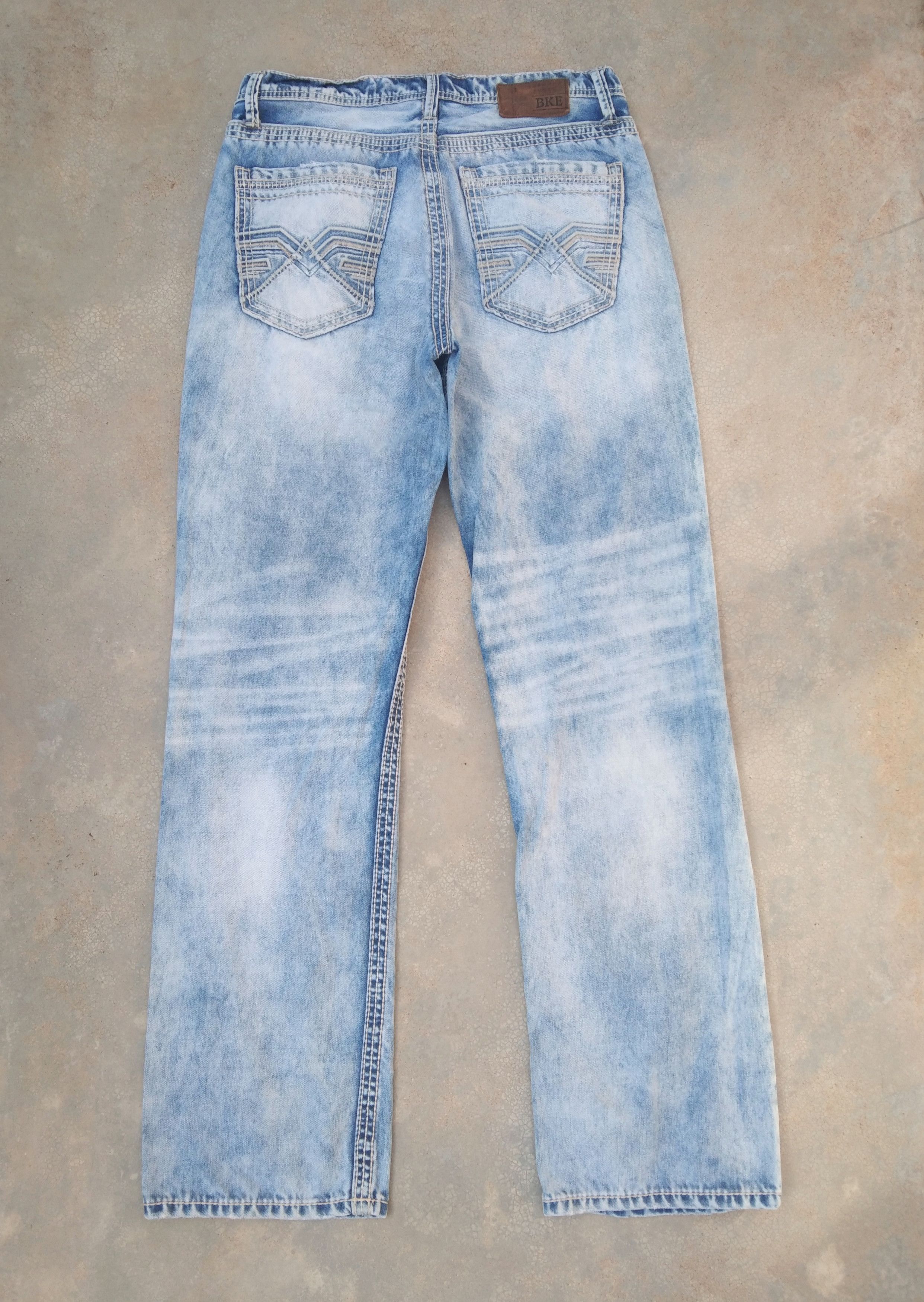 Jean Vintage Y2k BKE Denim 'TYLER' Straight Leg Jeans 32x33 Size US 32 / EU 48 - 2 Thumbnail