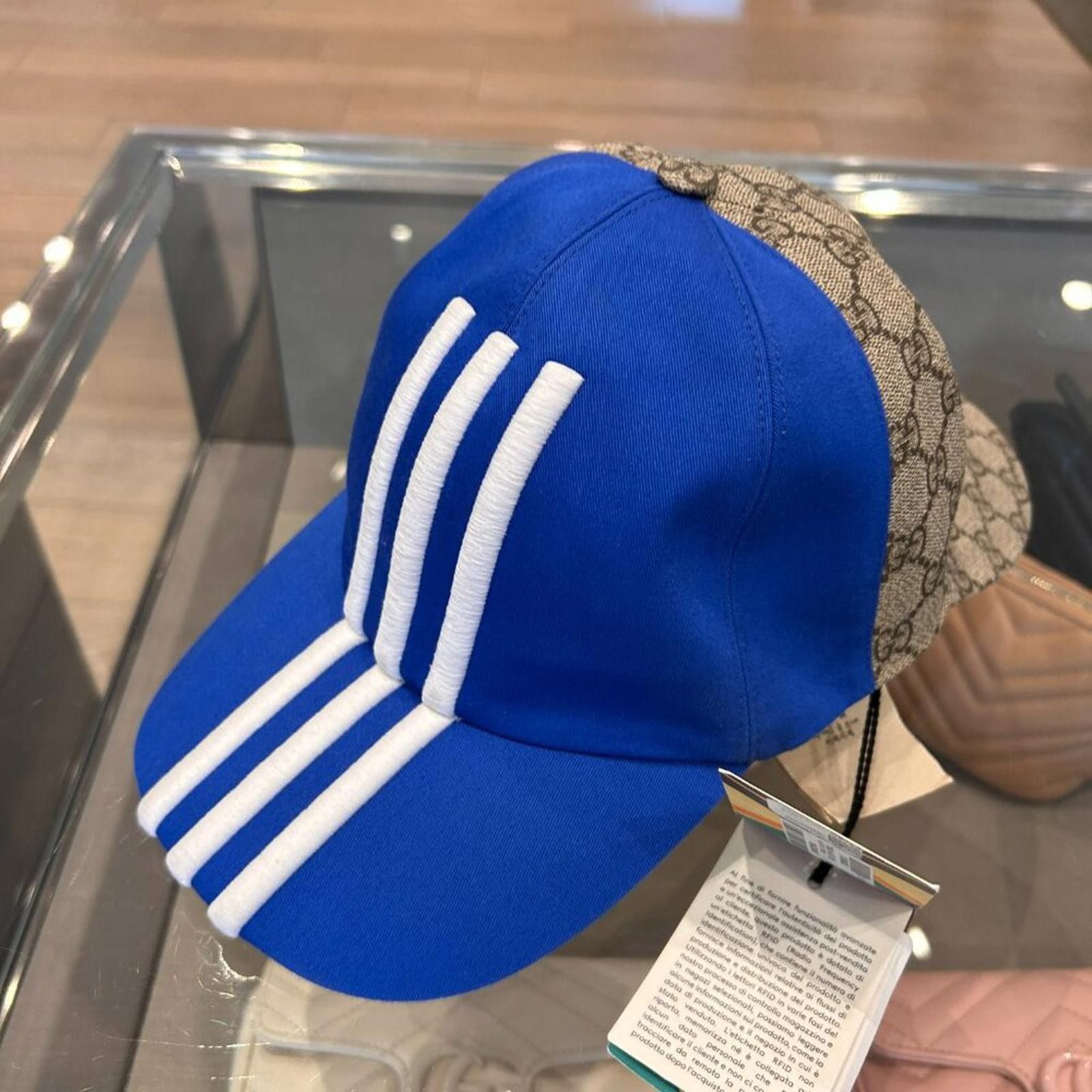 Gucci NWT Adidas X Gucci Double Sided Baseball Hat size M Size ONE SIZE - 4 Thumbnail