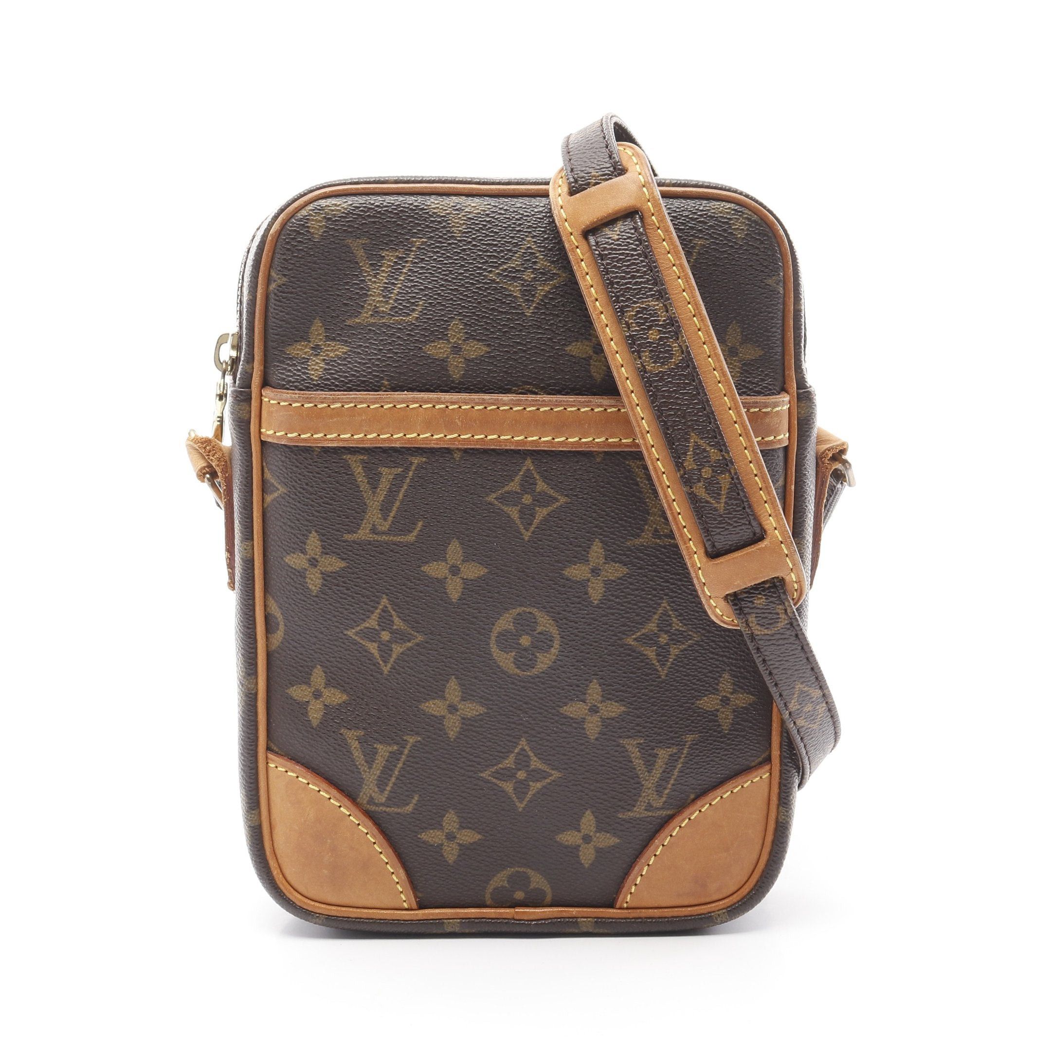 Louis Vuitton Louis Vuitton Danube Monogram Shoulder Bag Leather Brown Size ONE SIZE - 1 Thumbnail