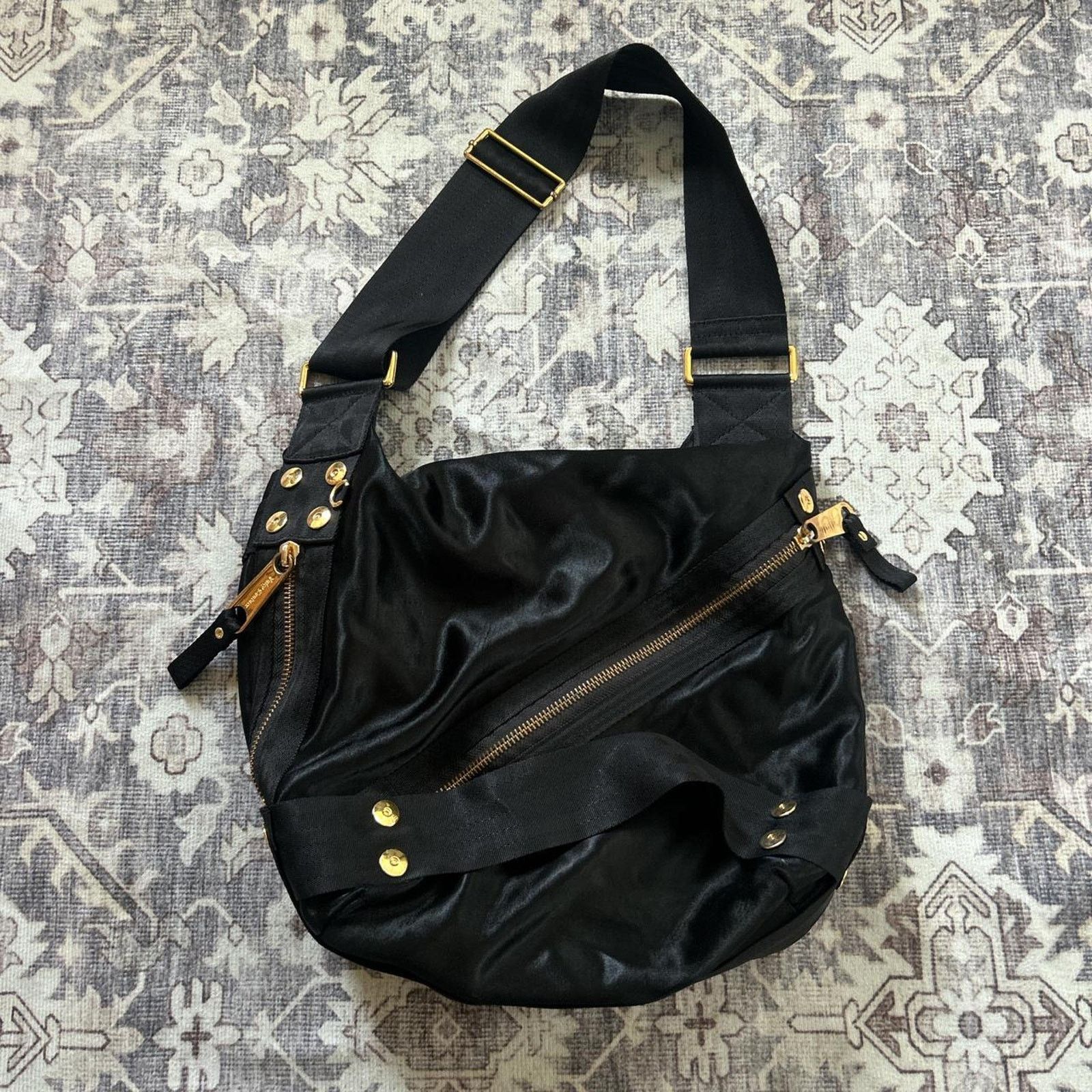 Juicy Couture Authentic y2k Juicy Couture black nylon shoulder bag Size ONE SIZE - 1 Thumbnail