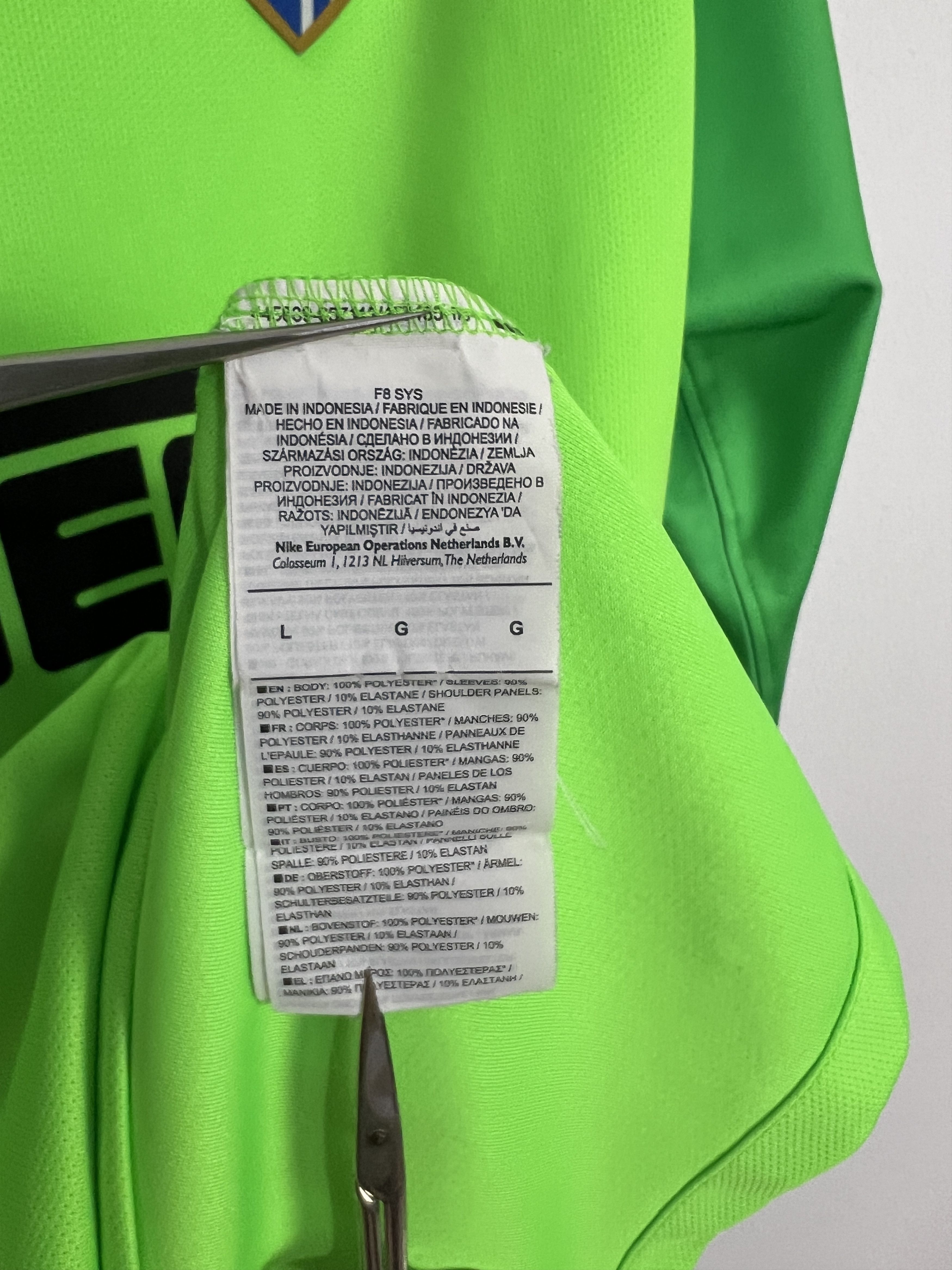 Nike Malaga Nike 2019 Football Goalkeeper Shirt Soccer Jersey Size US L / EU 52-54 / 3 - 8 Thumbnail