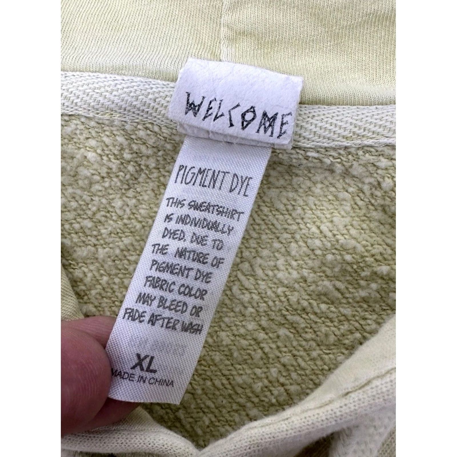 Welcome Skateboards Welcome Skateboards Hoodie Men’s Size XL Yellow Pigment Dyed Skull Possum Pullover Skateboarding Size US XL / EU 56 / 4 - 4 Thumbnail