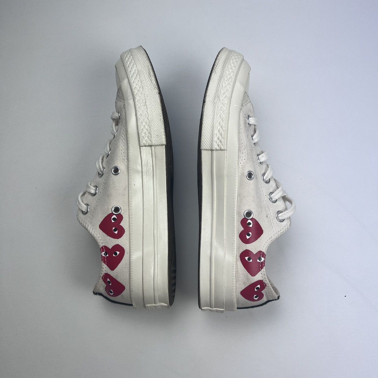 Comme des Garcons × Converse × Japanese Brand Converse x Comme des Garçons Play Chuck tailor Size US 7.5 / IT 37.5 - 4 Thumbnail