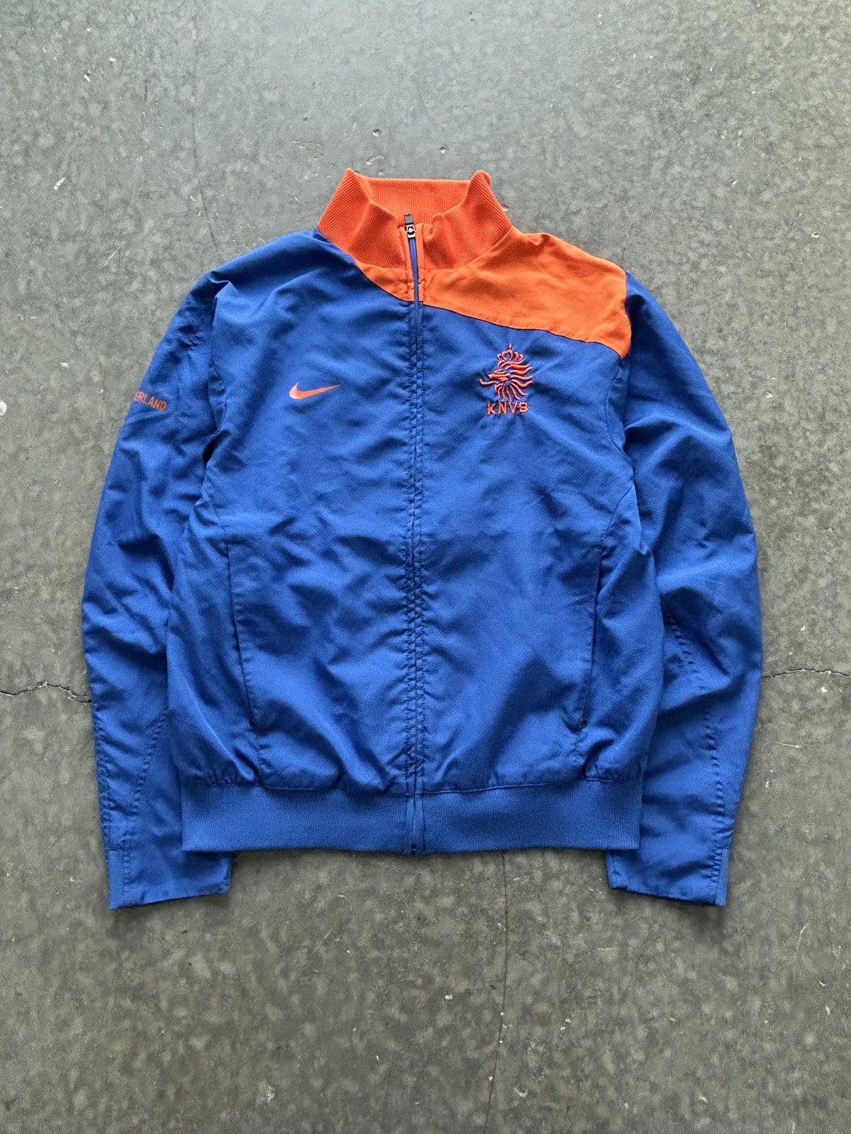 Nike Vintage Y2K Nike Netherlands Track Jacket Football Soccer Size US S / EU 44-46 / 1 - 1 Thumbnail