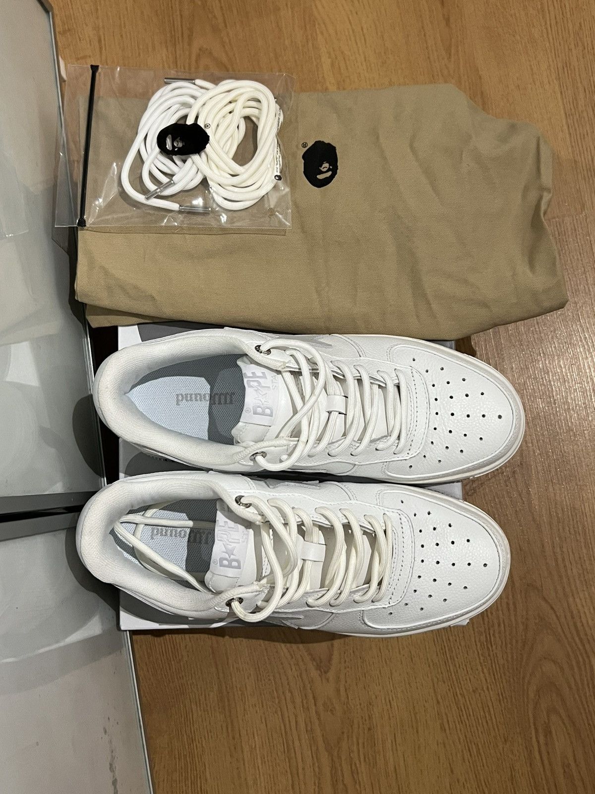 Bape × JJJJound Bapesta Grey JJJJ Size US 7 / EU 40 - 5 Thumbnail