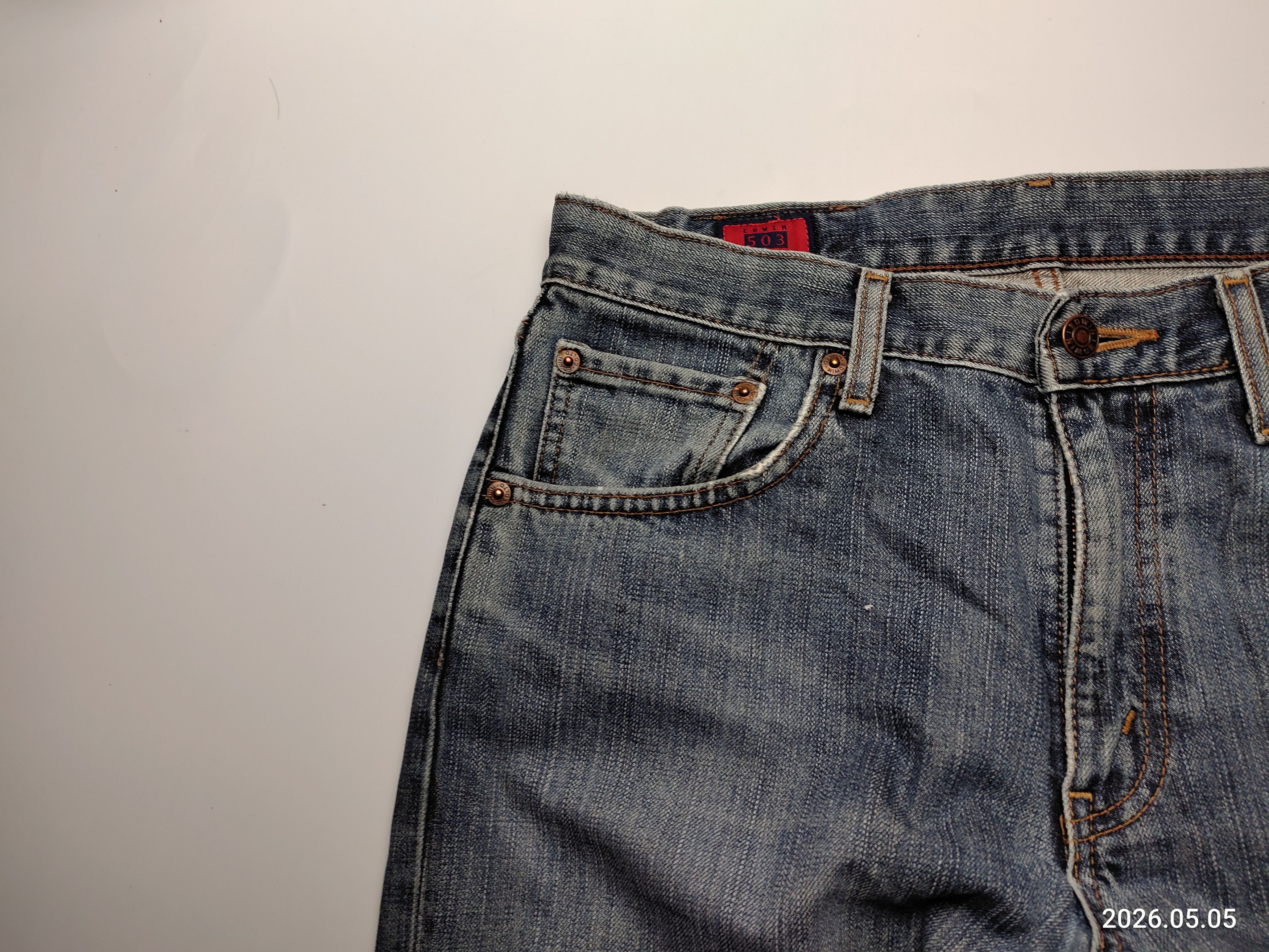 Edwin Edwin 503 Regular Denim Pants Size US 30 / EU 46 - 5 Thumbnail