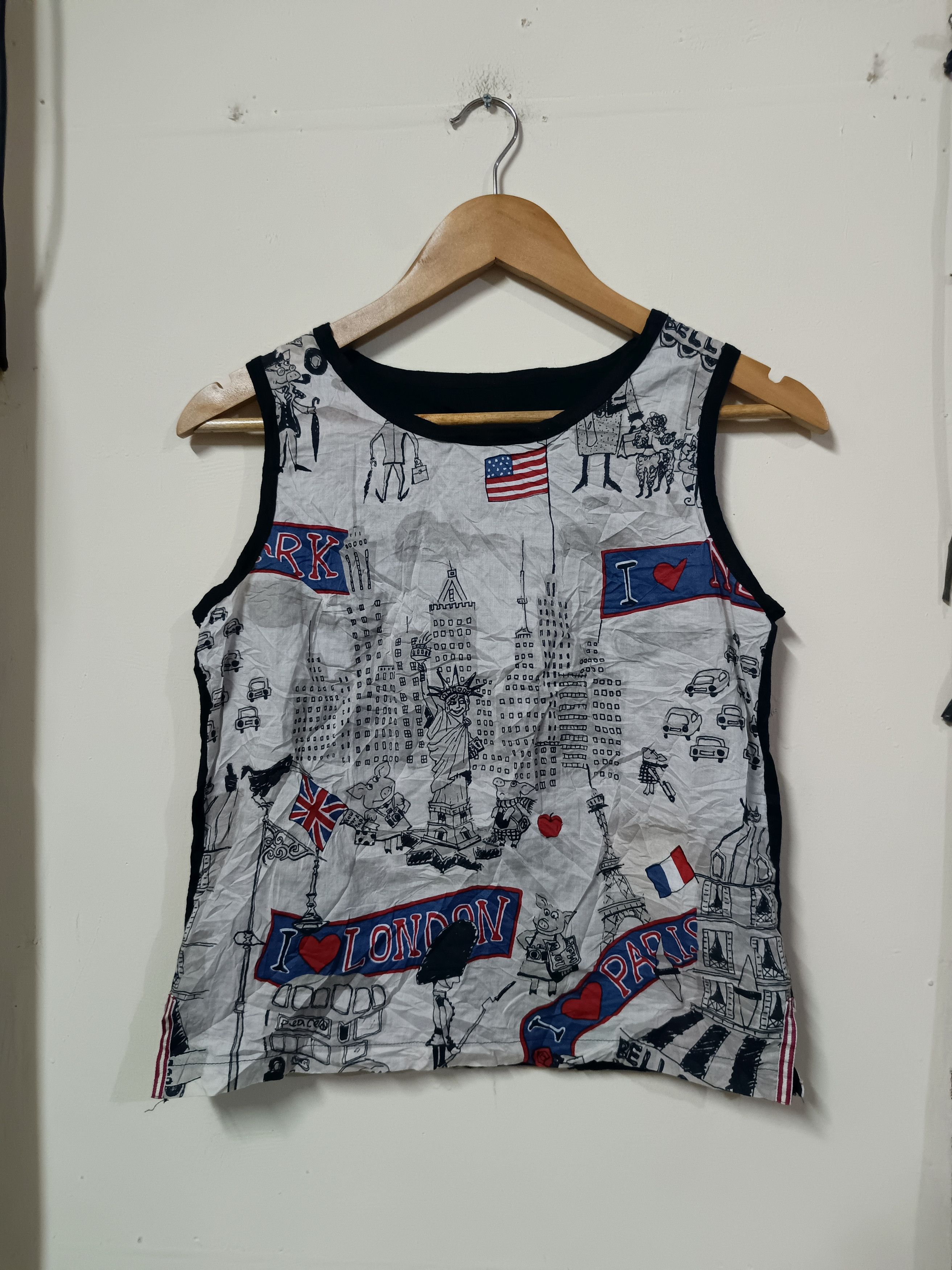 Japanese Brand ALBEROBELLO ollerebla tank tops women's Size M / US 6-8 / IT 42-44 - 1 Thumbnail