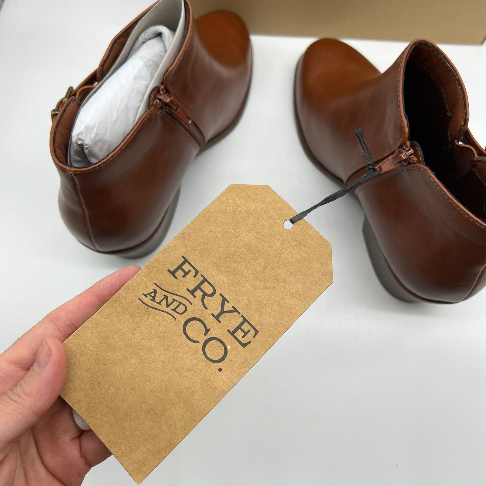 Other Frye and Co. Womens Boden Saddles Style Brown Heel Size US 9.5 / IT 39.5 - 8 Thumbnail