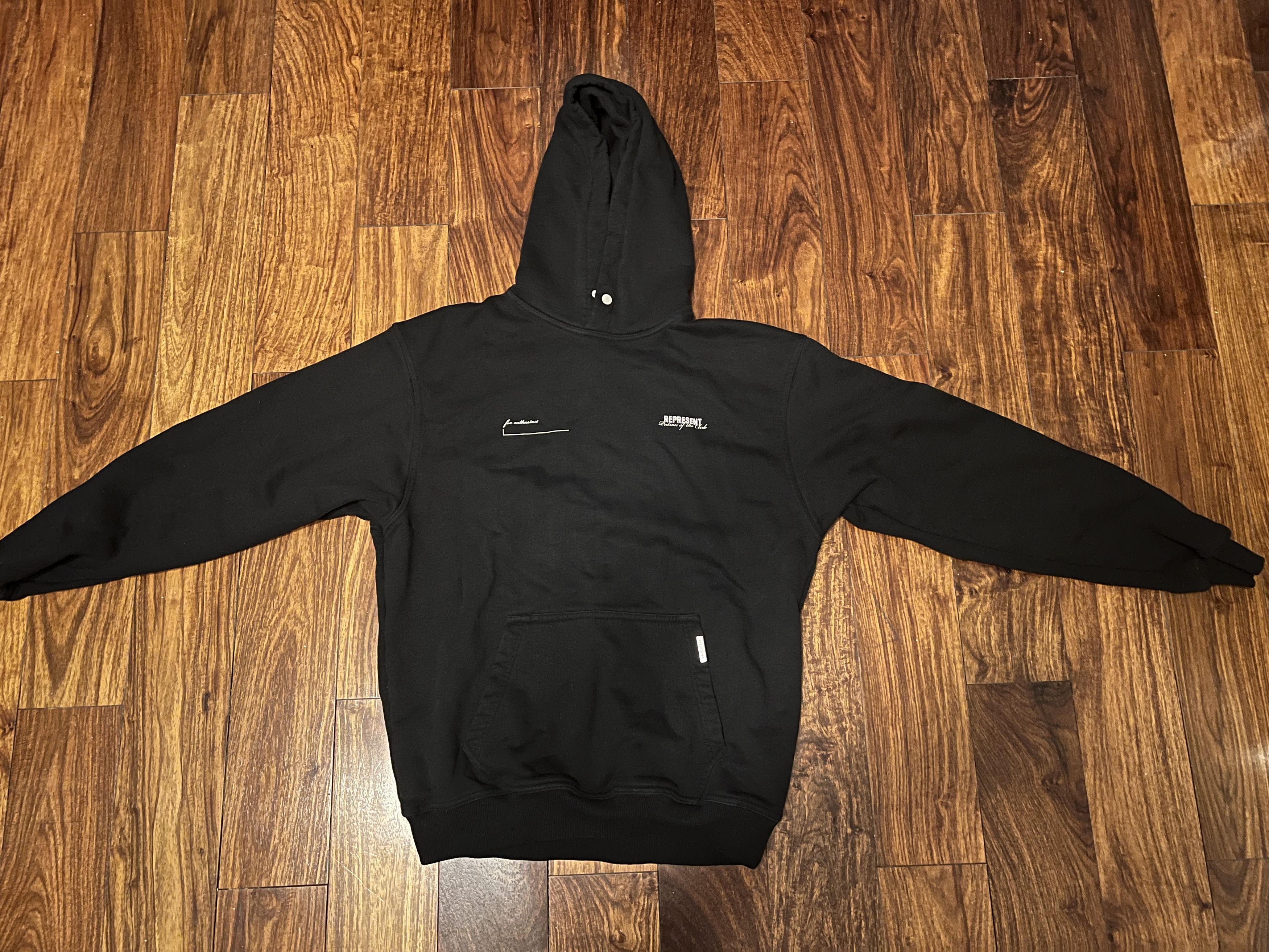 Represent Clo. Patron Of The Club Hoodie - Black Size US XS / EU 42 / 0 - 1 Thumbnail