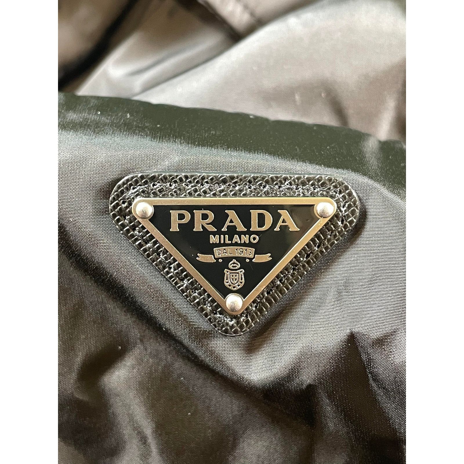 Prada Prada Light Re Nylon Padded Black Button Up Shirt Size US L / EU 52-54 / 3 - 3 Thumbnail