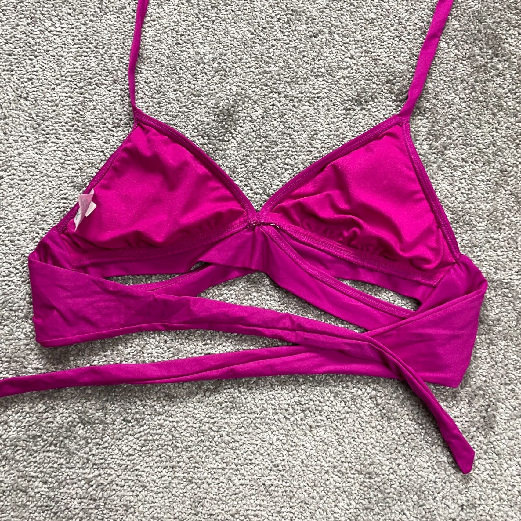 Vintage Kona Sol Bikini Top Women S Purple Halter Back Tie Beach Swimwear Top Adult Small, Nylon Spandex, Adjustable Strap, Beach Theme, Women’s Ittens? Size S / US 4 / IT 40 - 5 Thumbnail