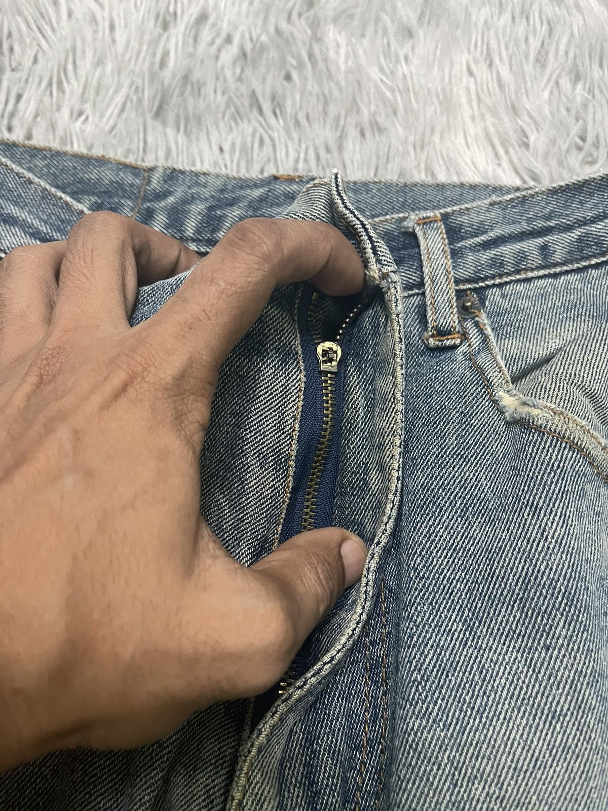 Harley Davidson 90s HARLEY DAVIDSON DENIM JEANS RARE DESIGN Size US 32 / EU 48 - 11 Thumbnail
