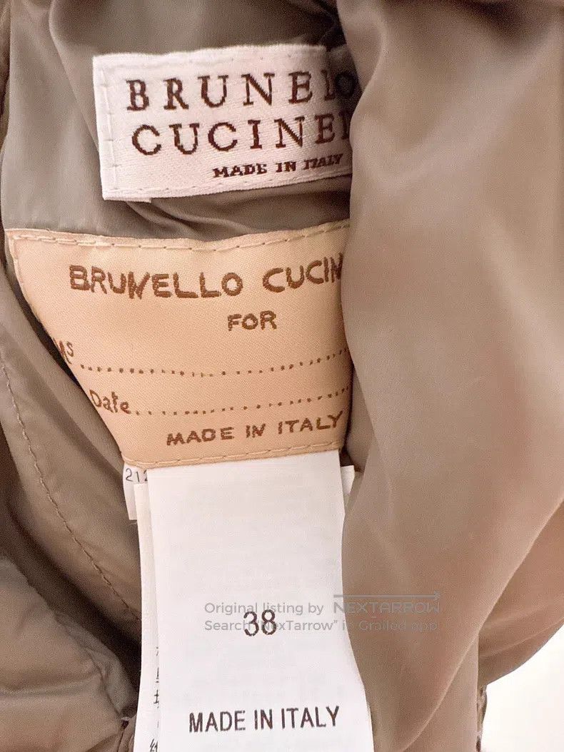 Brunello Cucinelli Brunello Cucinelli Wool Leather Two-Sided Wear Hooded Vest Size XS / US 0-2 / IT 36-38 - 7 Thumbnail
