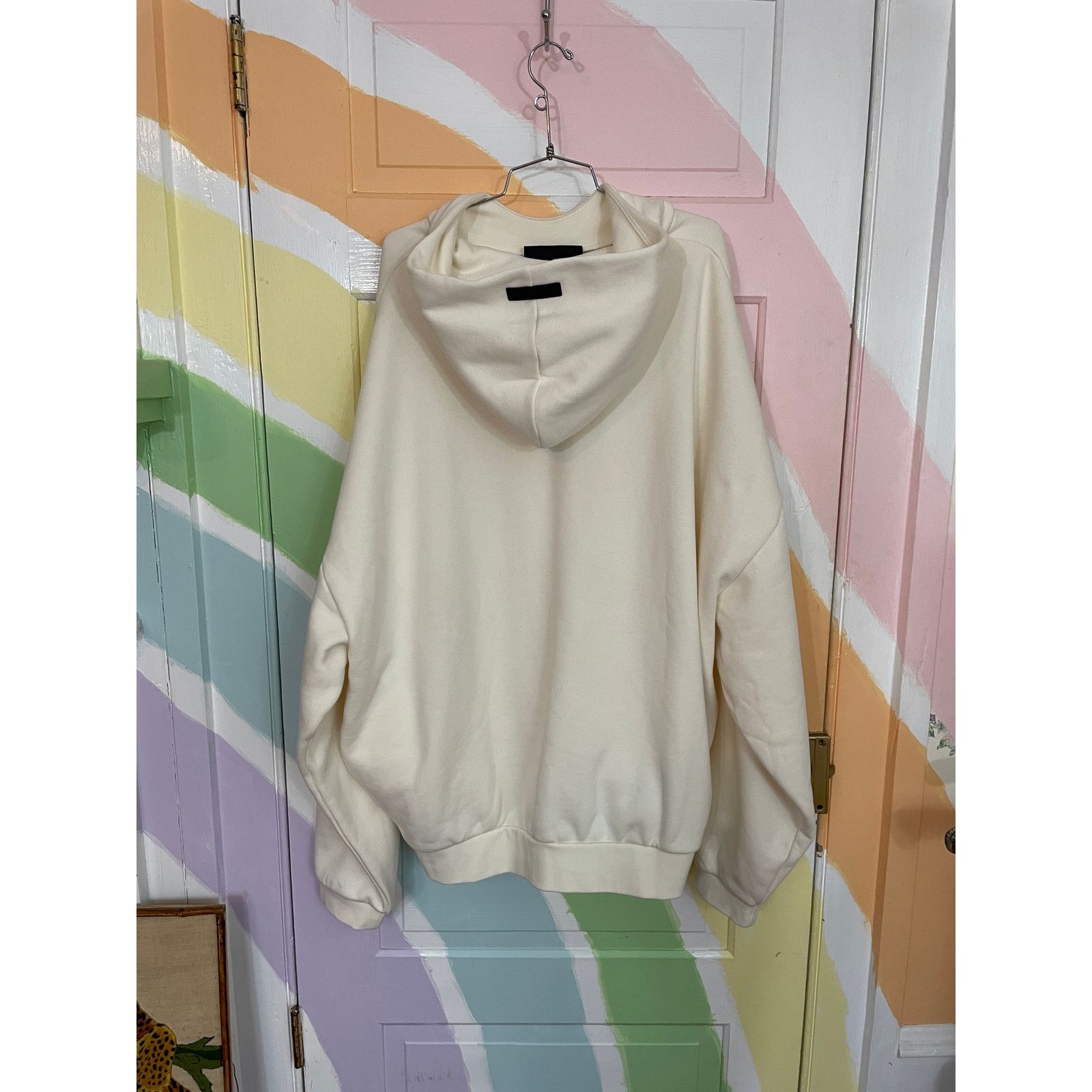 Fear of God Fear of God Essentials Cream Hoodie XXL Oversized hoodie Size US XXL / EU 58 / 5 - 8 Thumbnail