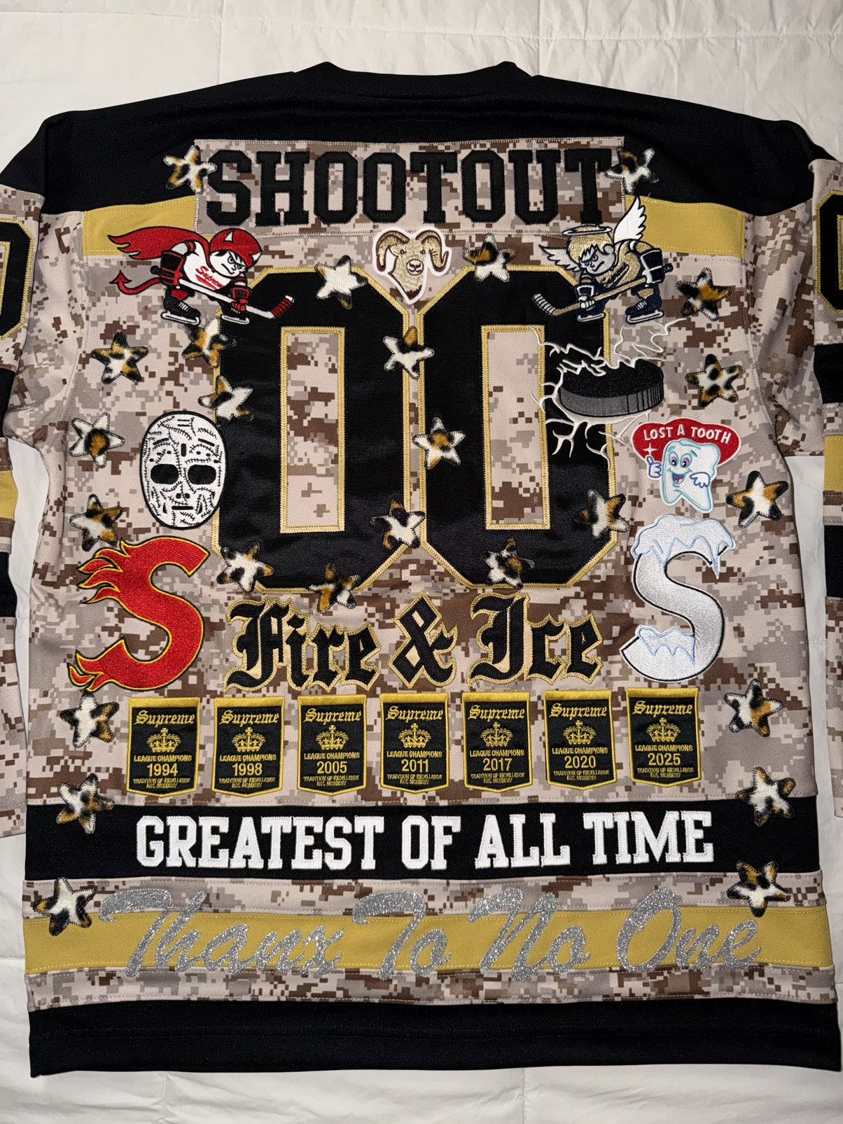 Supreme Supreme Fire & Ice Hockey Jersey – Digital Camo (Size Small) Size US S / EU 44-46 / 1 - 5 Thumbnail