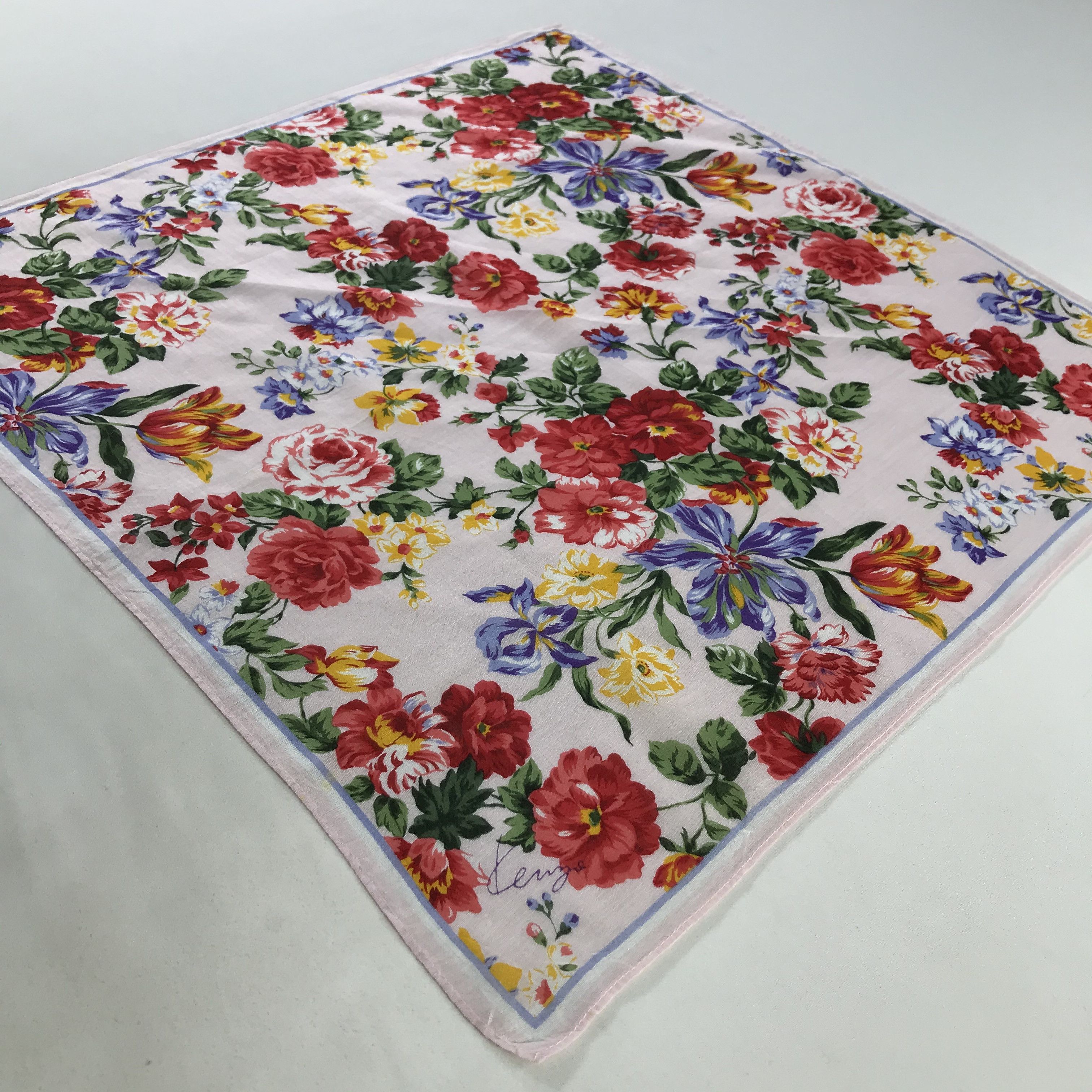 Kenzo × Vintage Kenzo Bandana / Handkerchief / Neckerchief - S1082 Size ONE SIZE - 2 Thumbnail