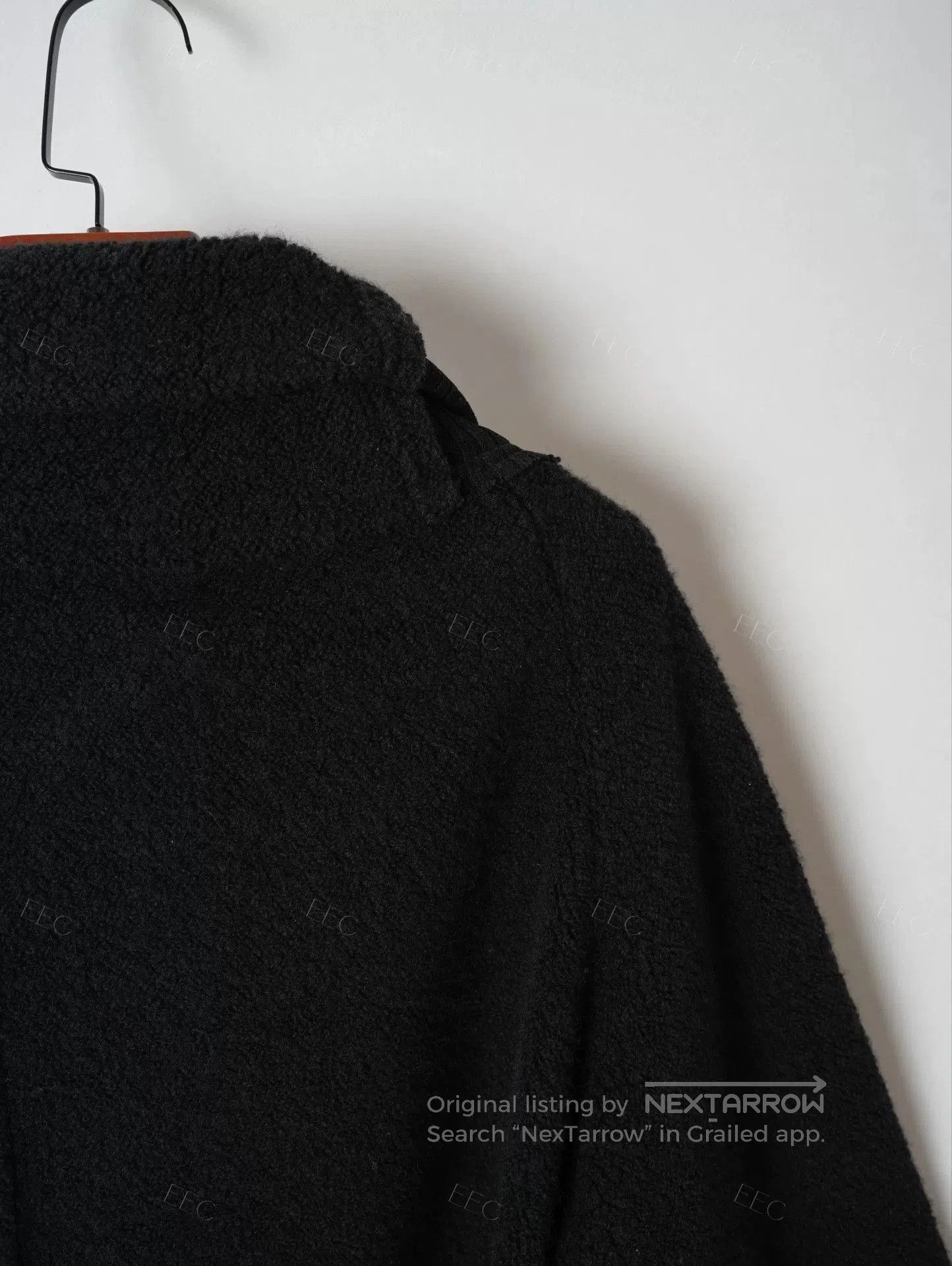 Y's Yohji Yamamoto Black Mixed Material Jacket. Size M / US 6-8 / IT 42-44 - 9 Thumbnail