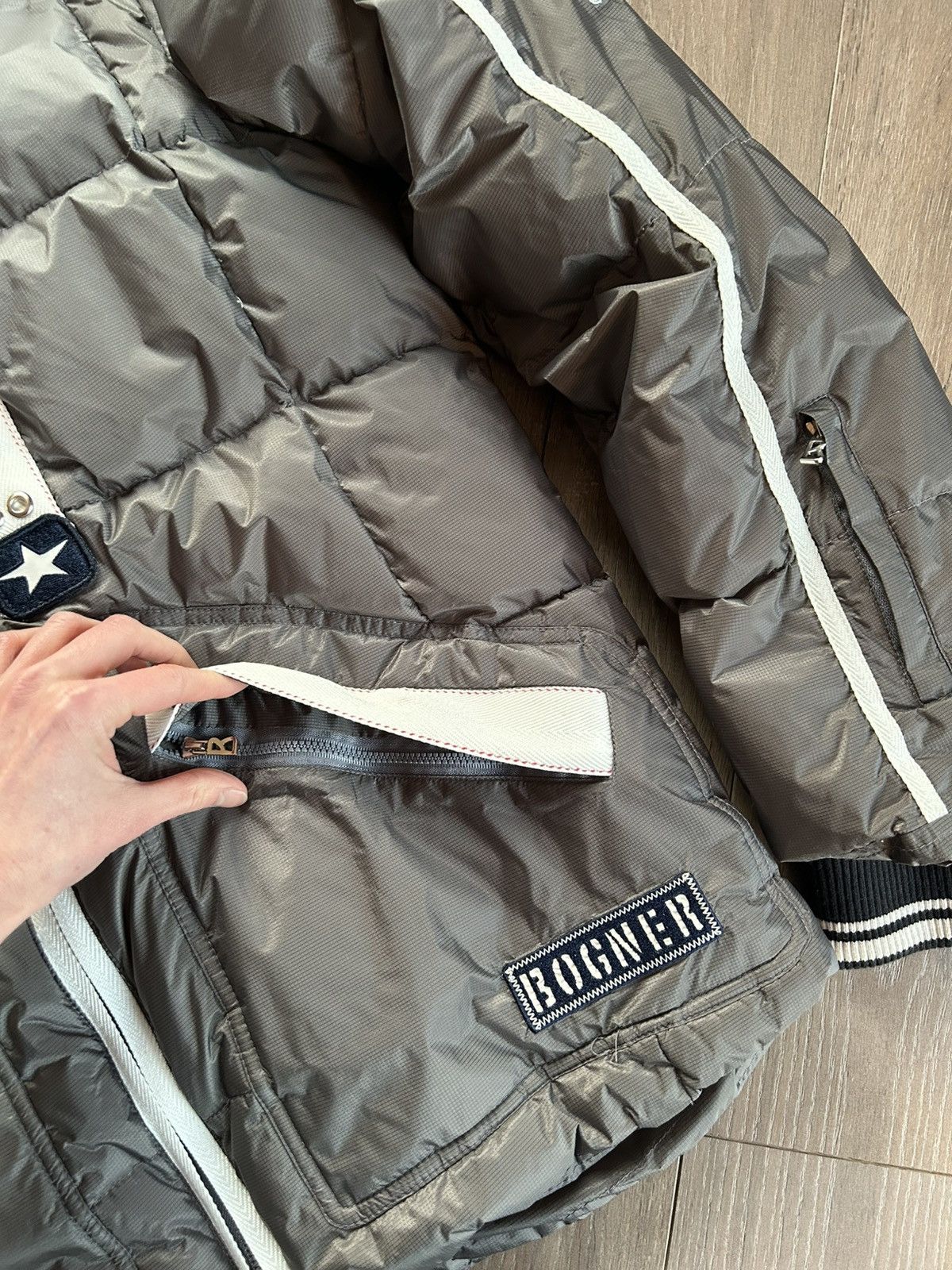 Bogner Bogner ski winter silver jacket XL XXL Size US XL / EU 56 / 4 - 4 Thumbnail