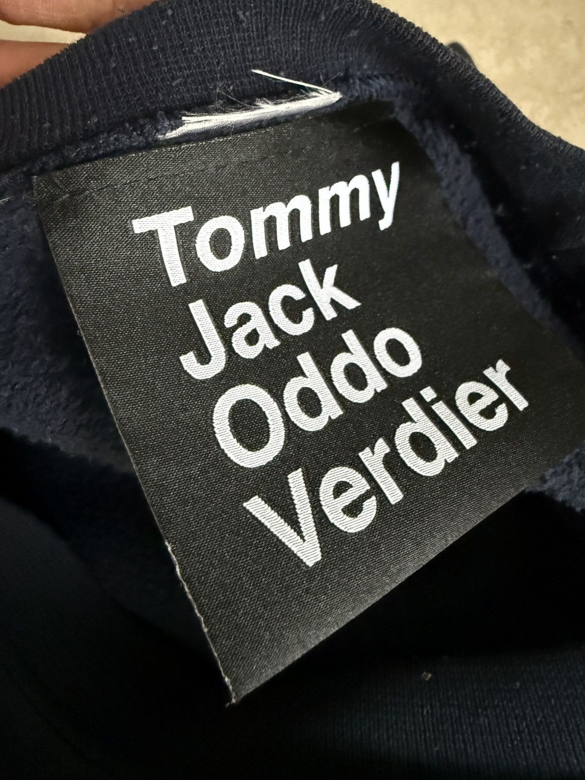 Other Tommy Jack Oddo Verdier Custom 1/1 Black Crewneck Sweatshirt Size US L / EU 52-54 / 3 - 3 Thumbnail