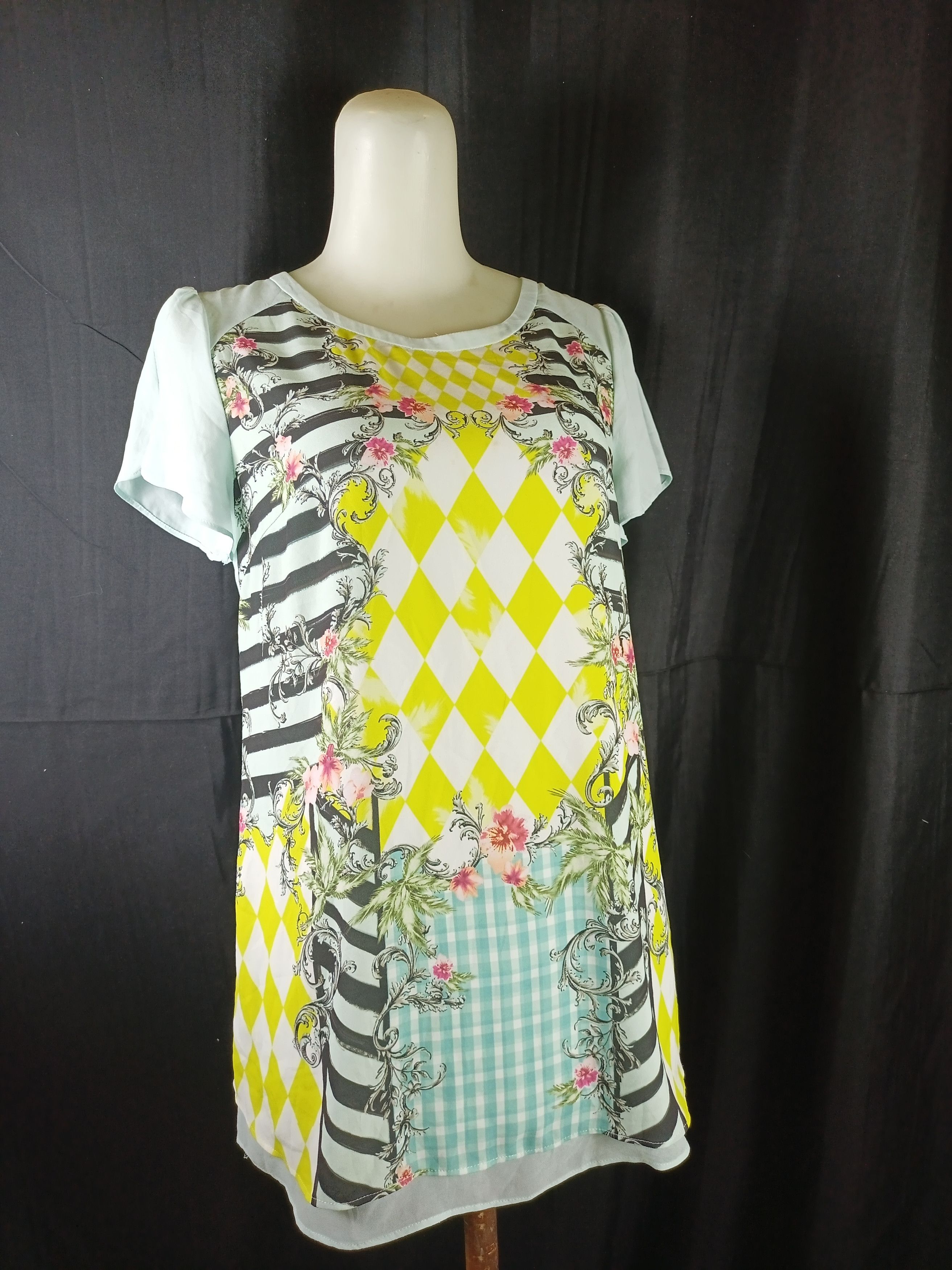 Other ISABEY DE PARIS Women's Dress Multicolor Floral Print Size XS / US 0-2 / IT 36-38 - 2 Thumbnail