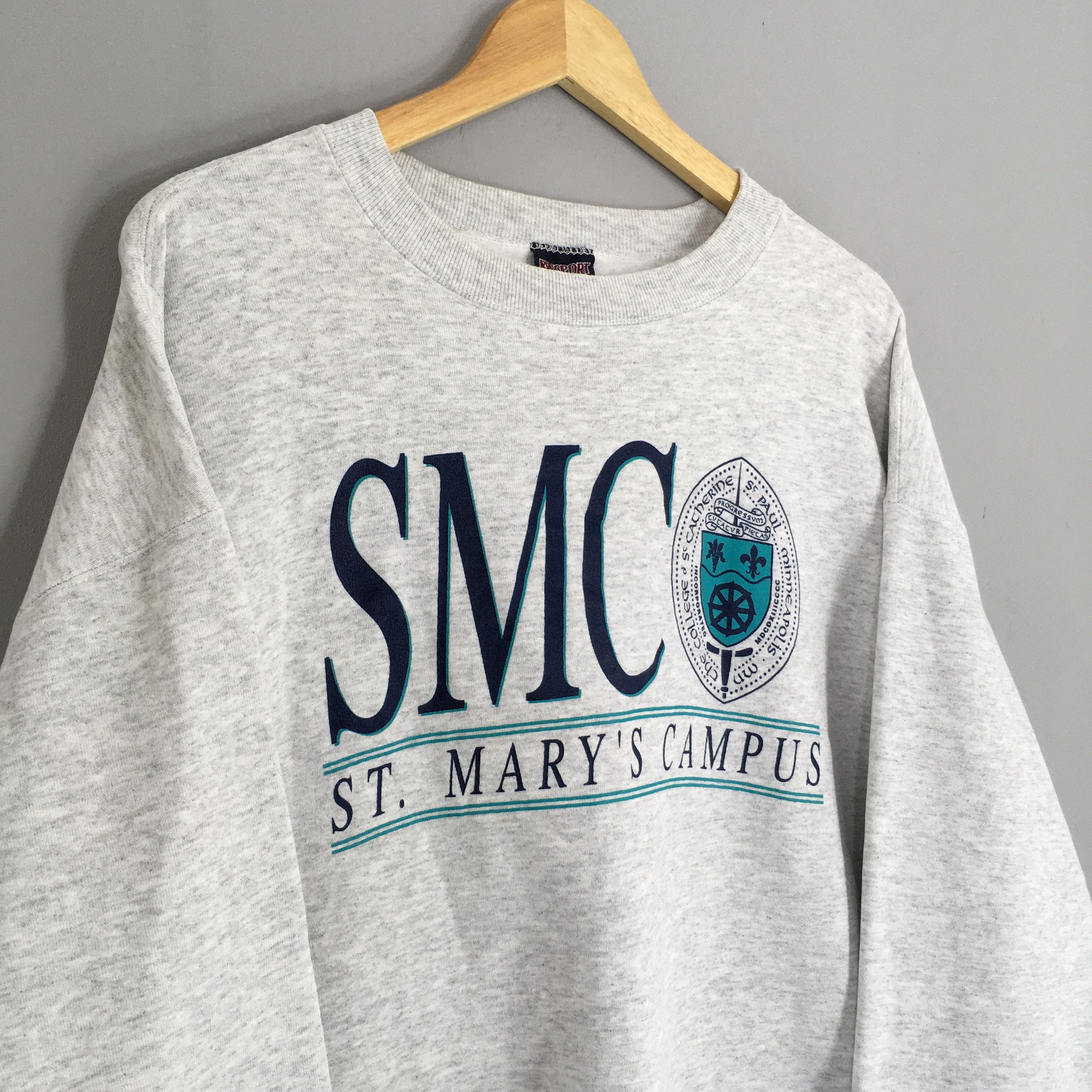Vintage Vintage Saint Mary's College California Sweatshirt XXLarge Size US XXL / EU 58 / 5 - 3 Thumbnail