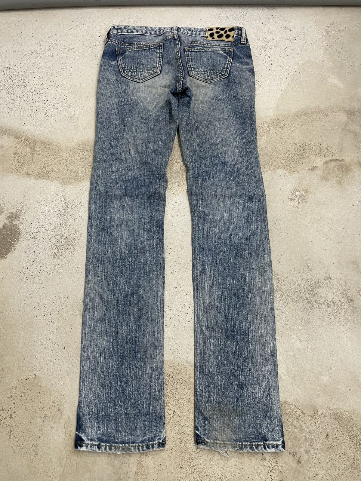 Acid Wash Rusty Skinny Japan Denim