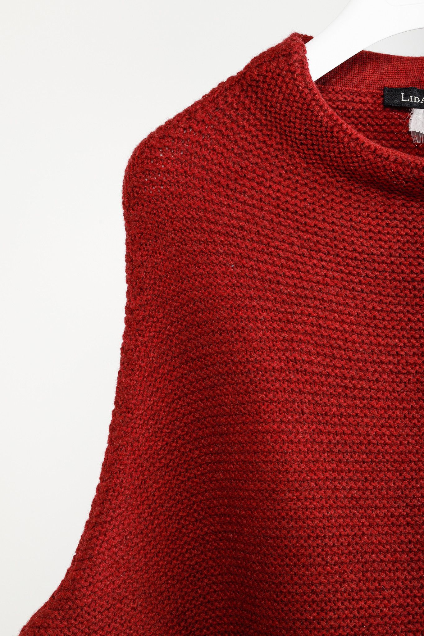 Other Lida Baday Red Knit Dolman-Sleeve Sweater Size S / US 4 / IT 40 - 6 Thumbnail